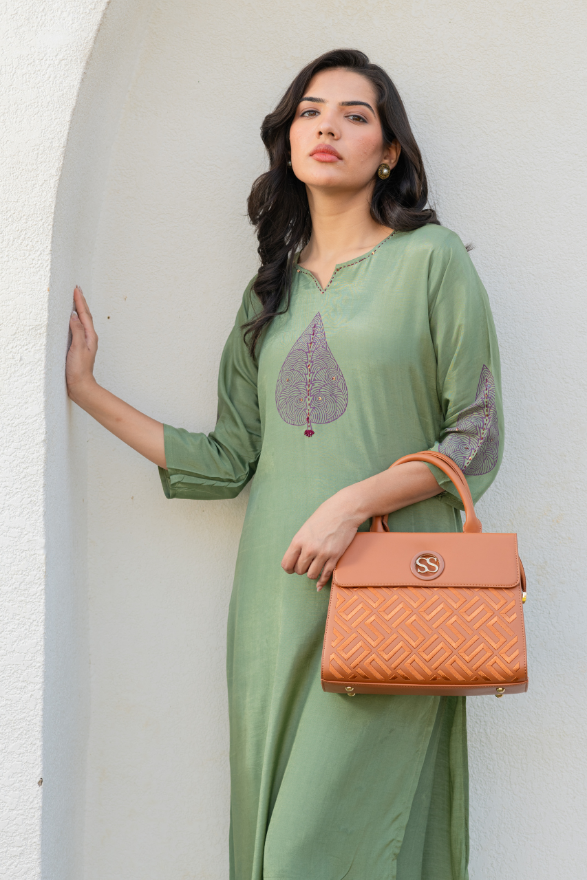 Rubab Muslin Handblock Print Coord Set - The Jaipur Studio