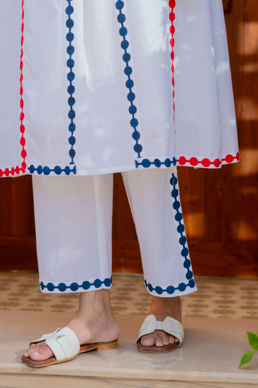 Naaz Multicolor Cotton A-line Coord - The Jaipur Studio