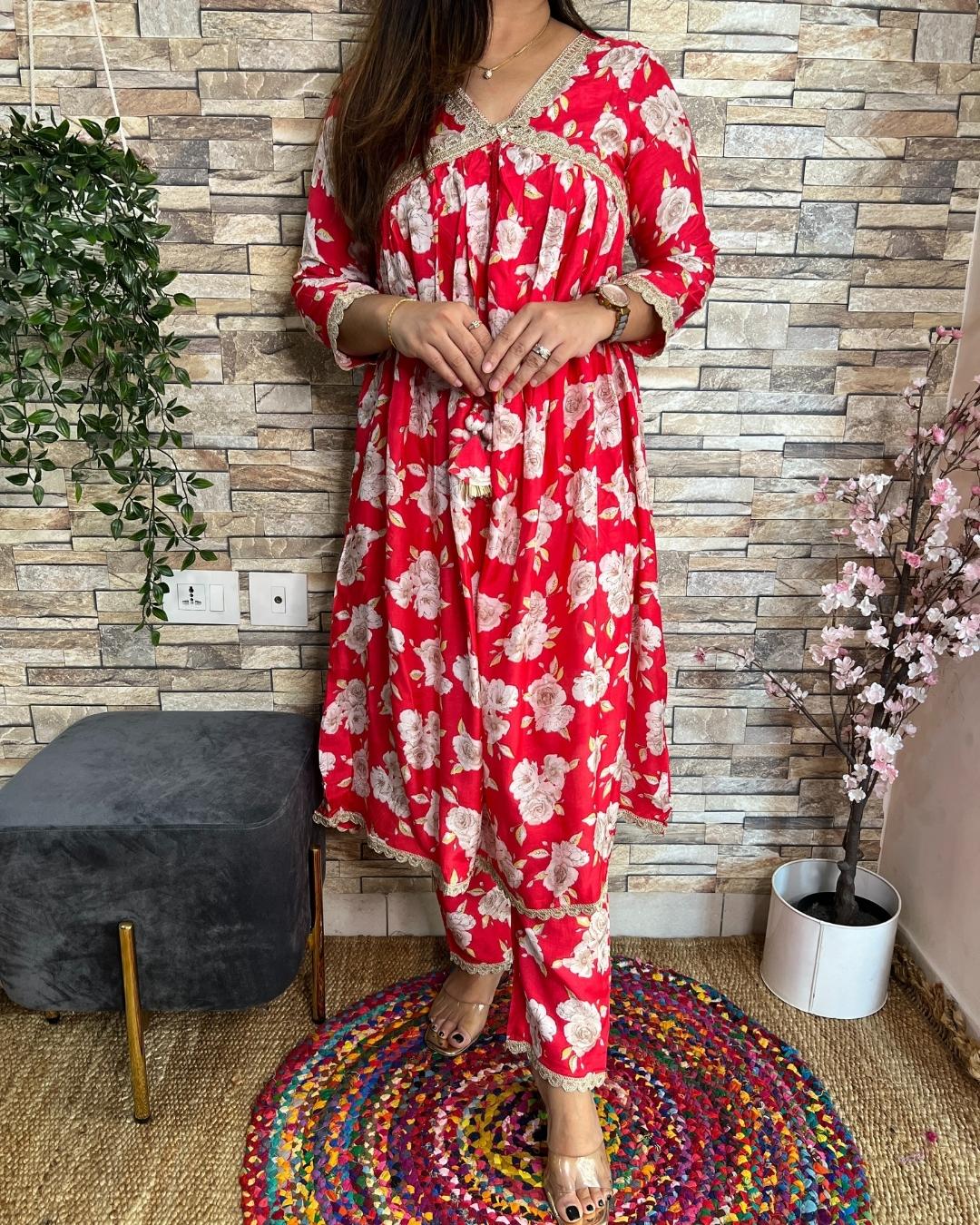 Mimosa Muslin Lace Detailed Coord Set - The Jaipur Studio