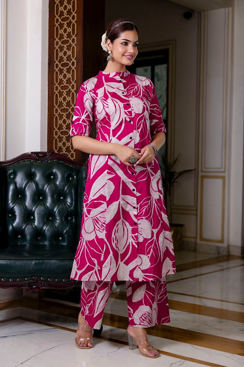 Premium Cotton Silk Casual Coord Set - The Jaipur Studio