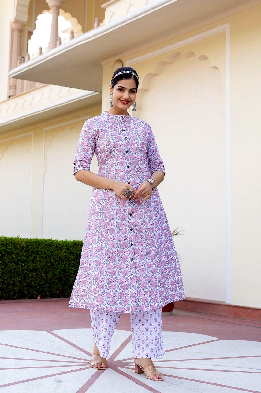 Sunflower Summerish Cotton Coord set - The Jaipur Studio