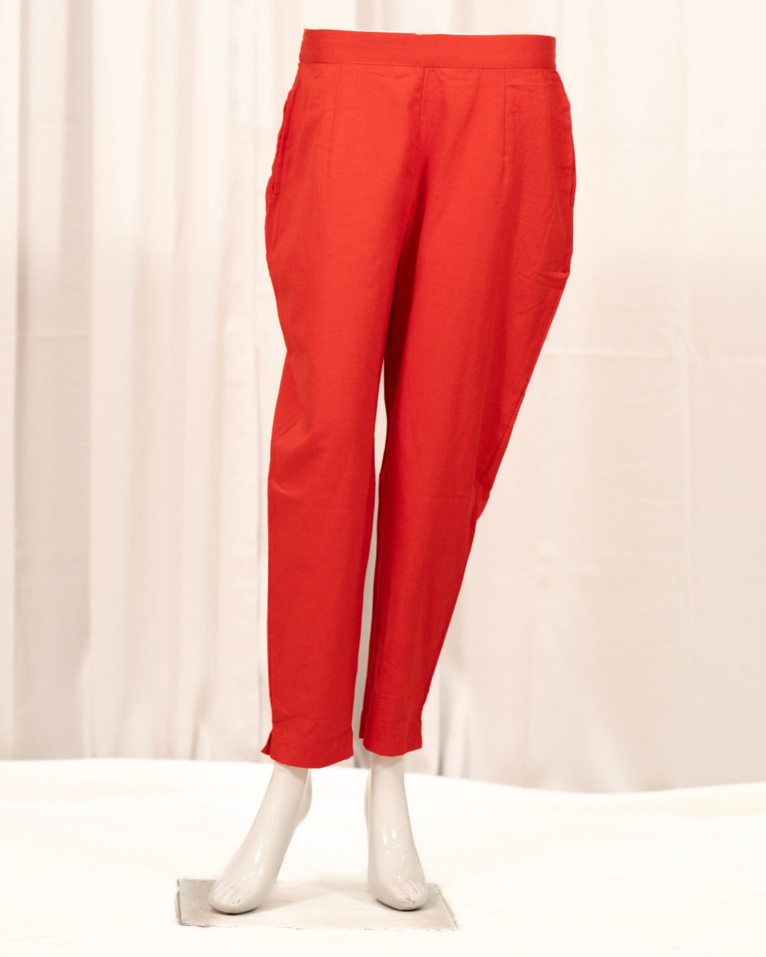 Breathable Cotton Straight Pants - The Jaipur Studio