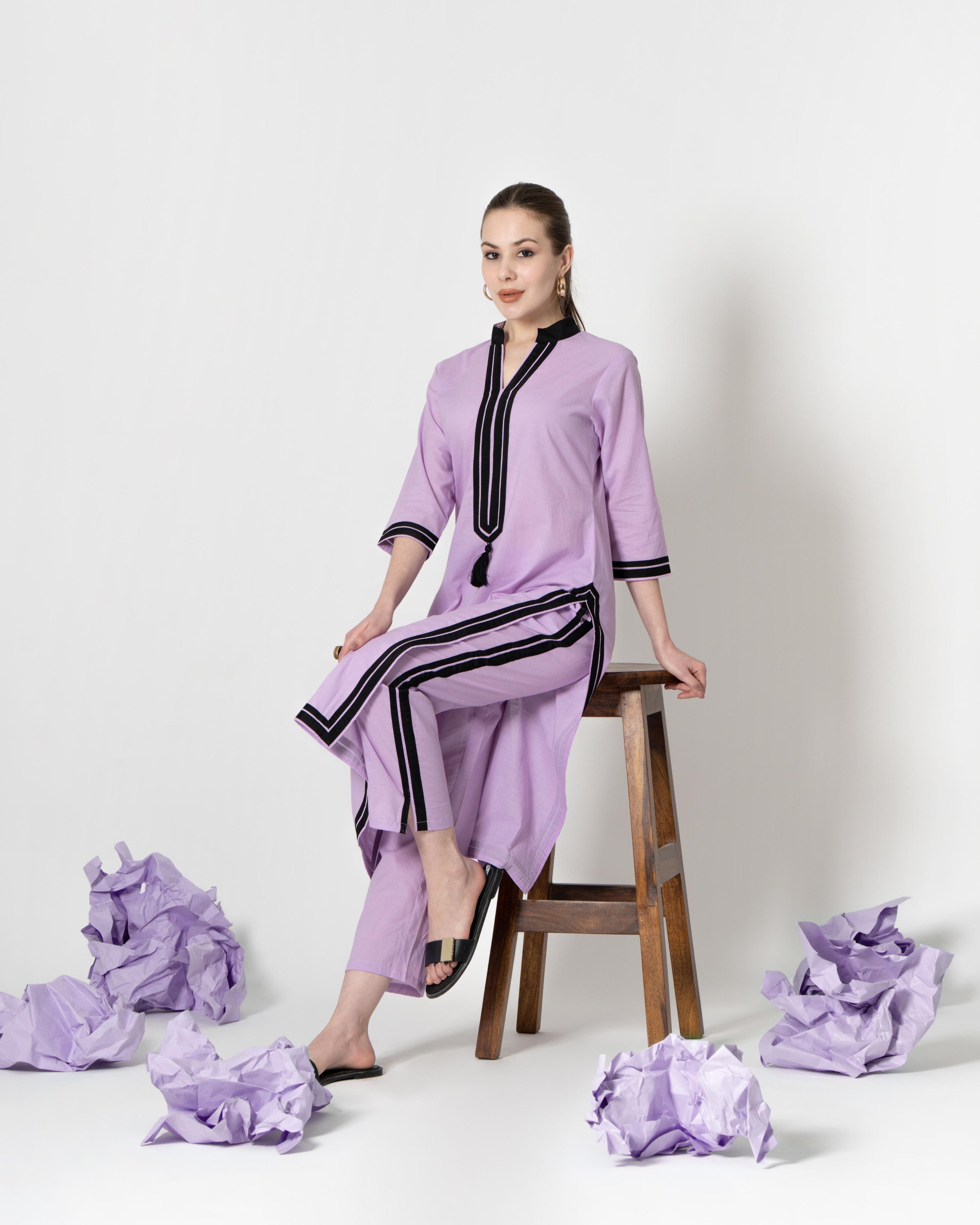 Tanya Cotton Straight Coord Set - The Jaipur Studio
