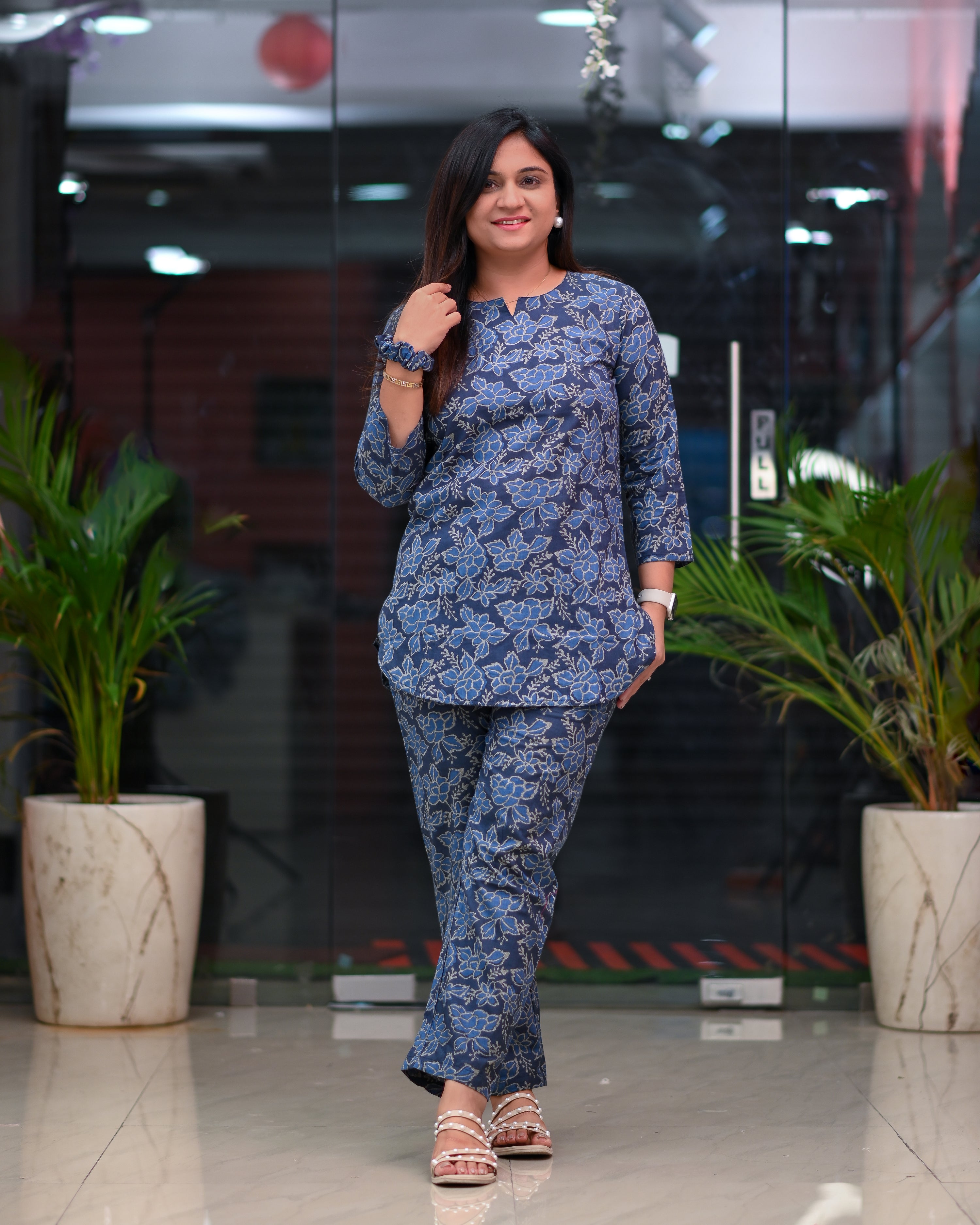 Sukoon Printed Cotton Coord Set - The Jaipur Studio
