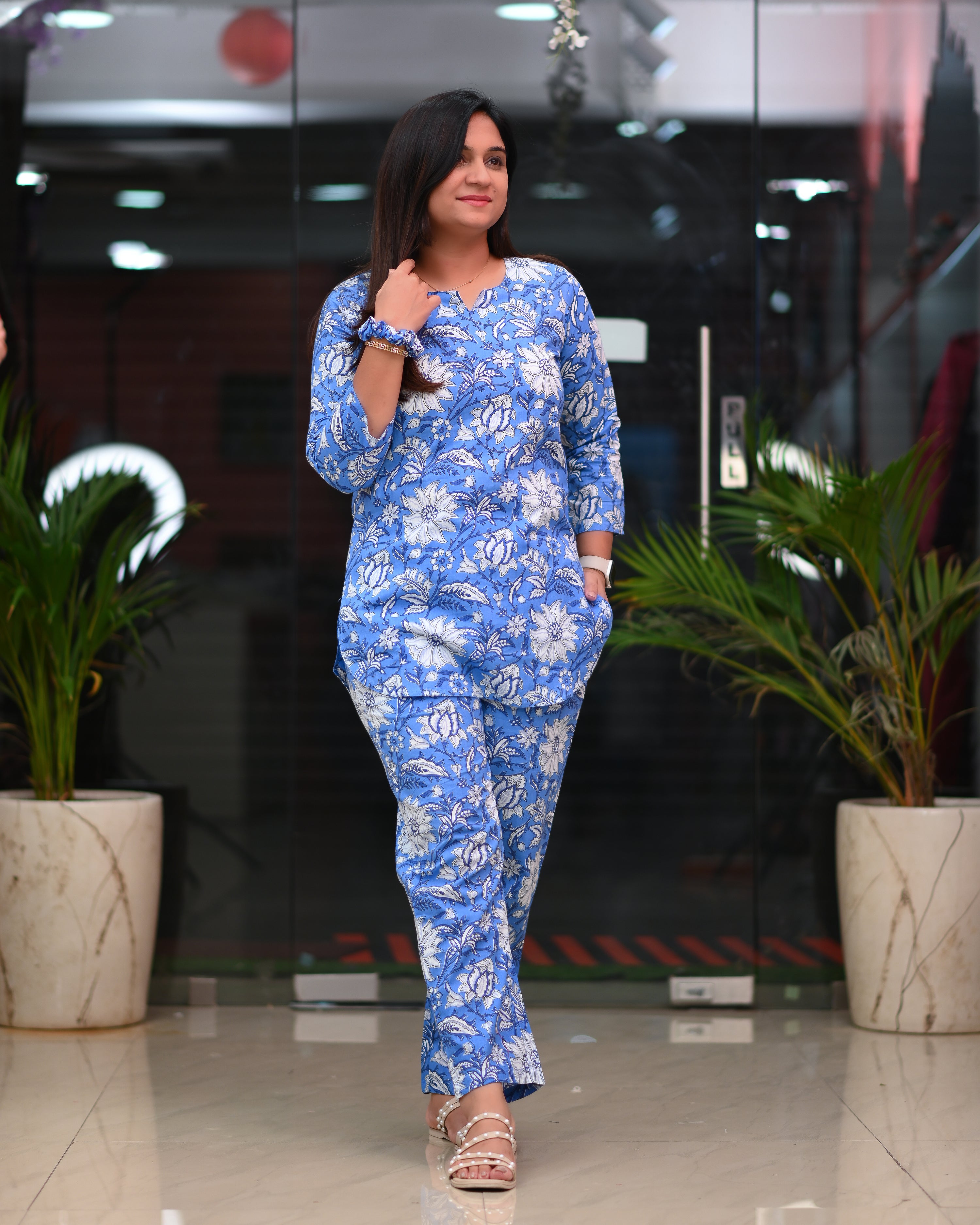 Sukoon Printed Cotton Coord Set - The Jaipur Studio