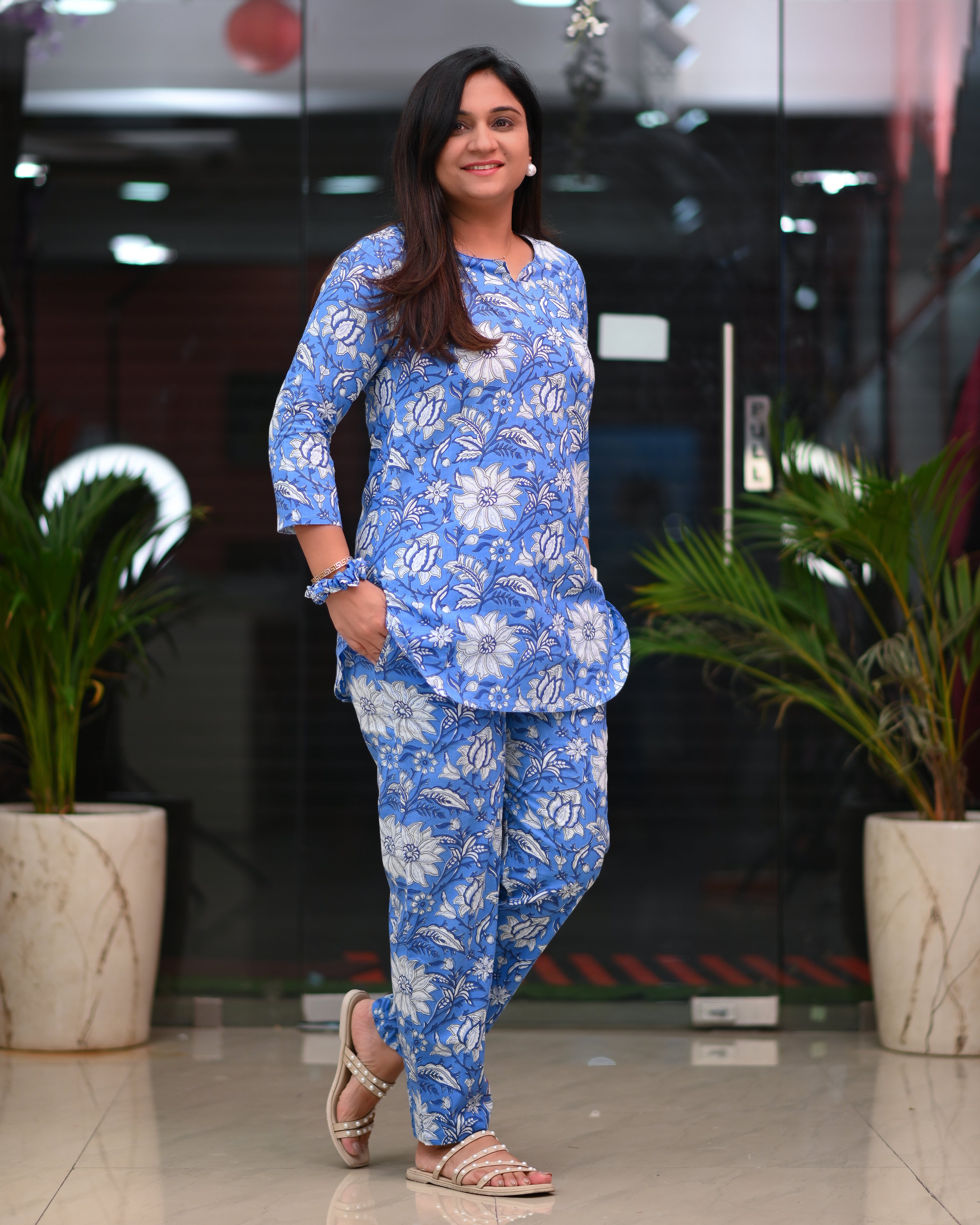 Sukoon Printed Cotton Coord Set - The Jaipur Studio