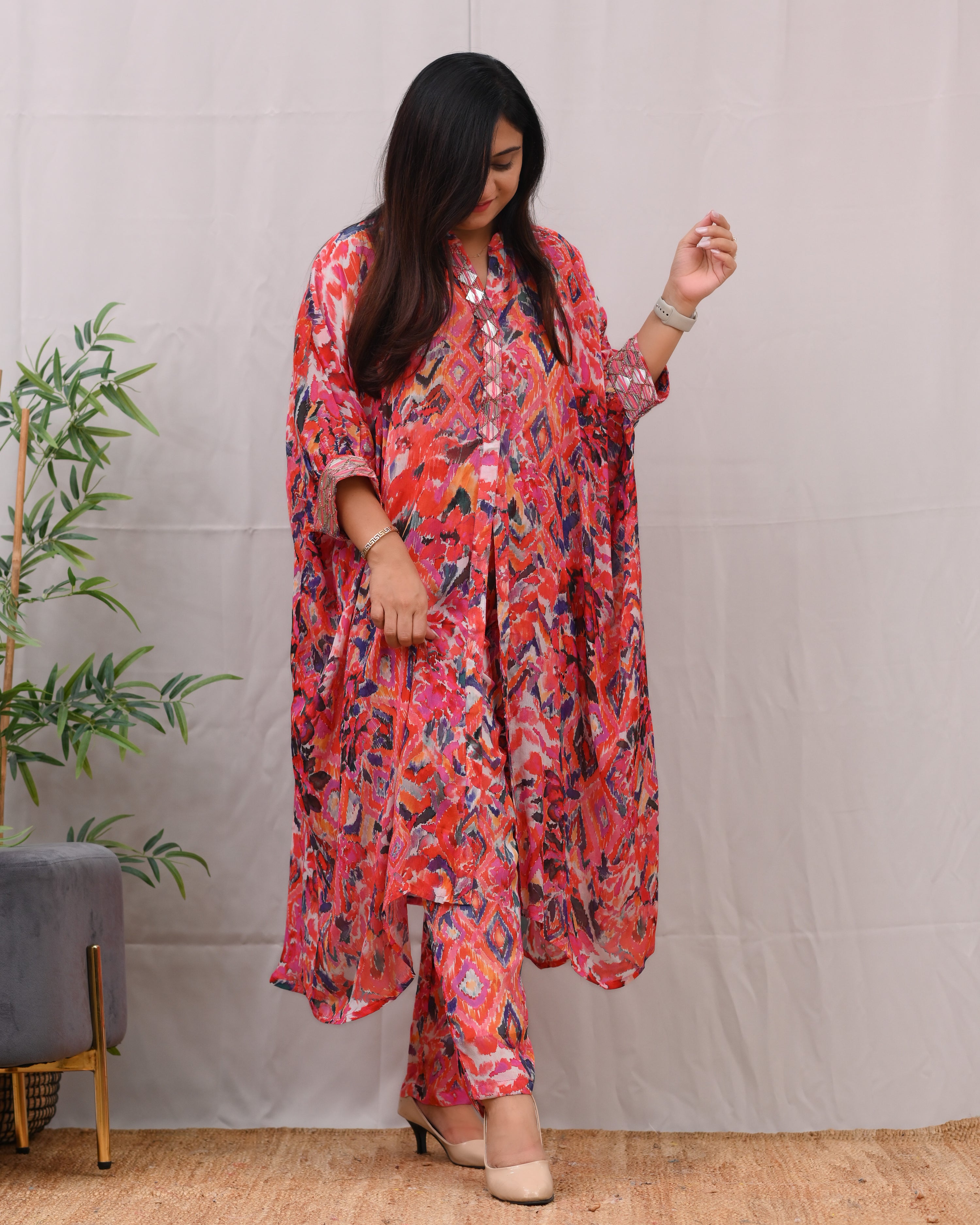 Miraya Chinnon Embroidered Indowestern Set - The Jaipur Studio