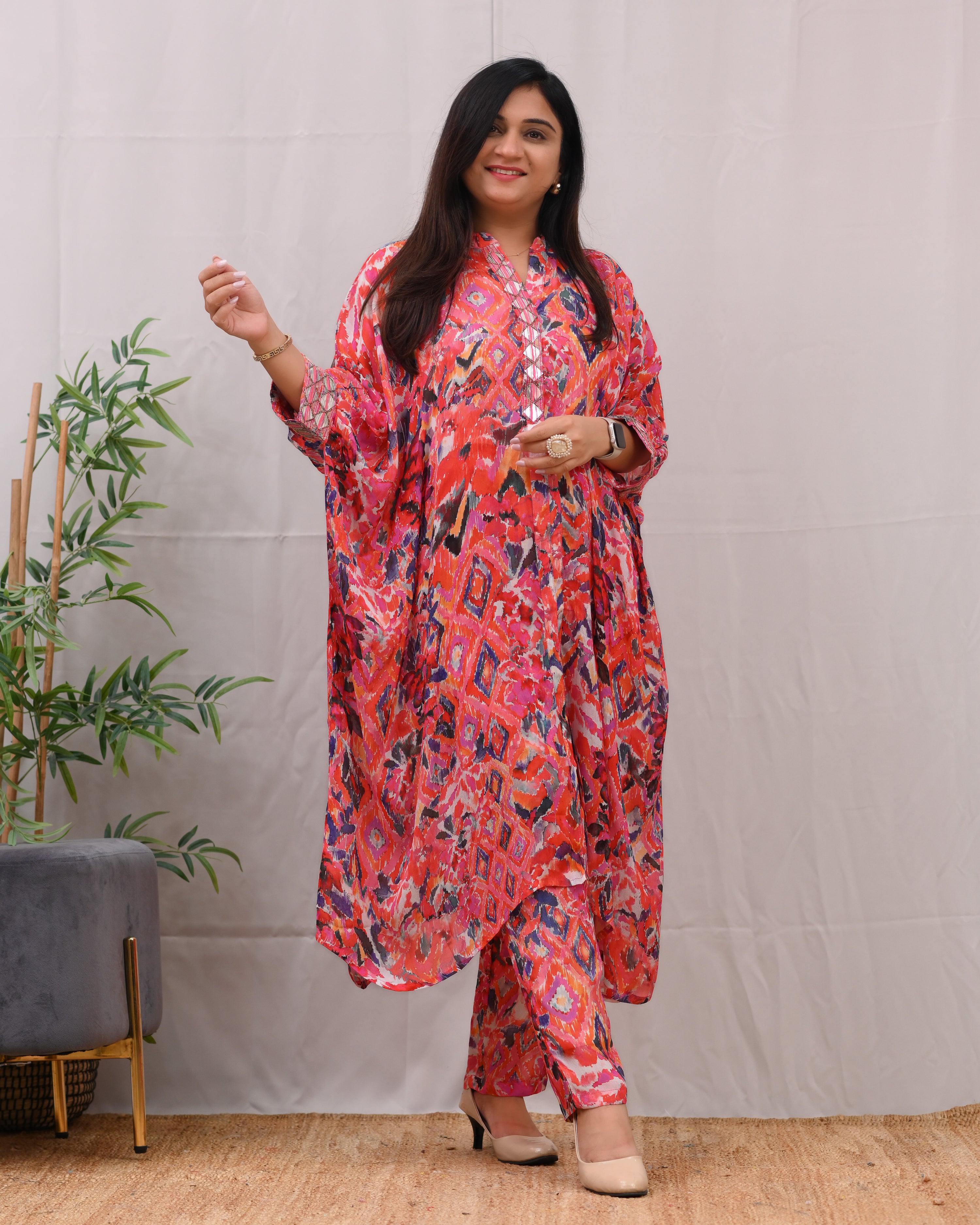 Miraya Chinnon Embroidered Indowestern Set - The Jaipur Studio
