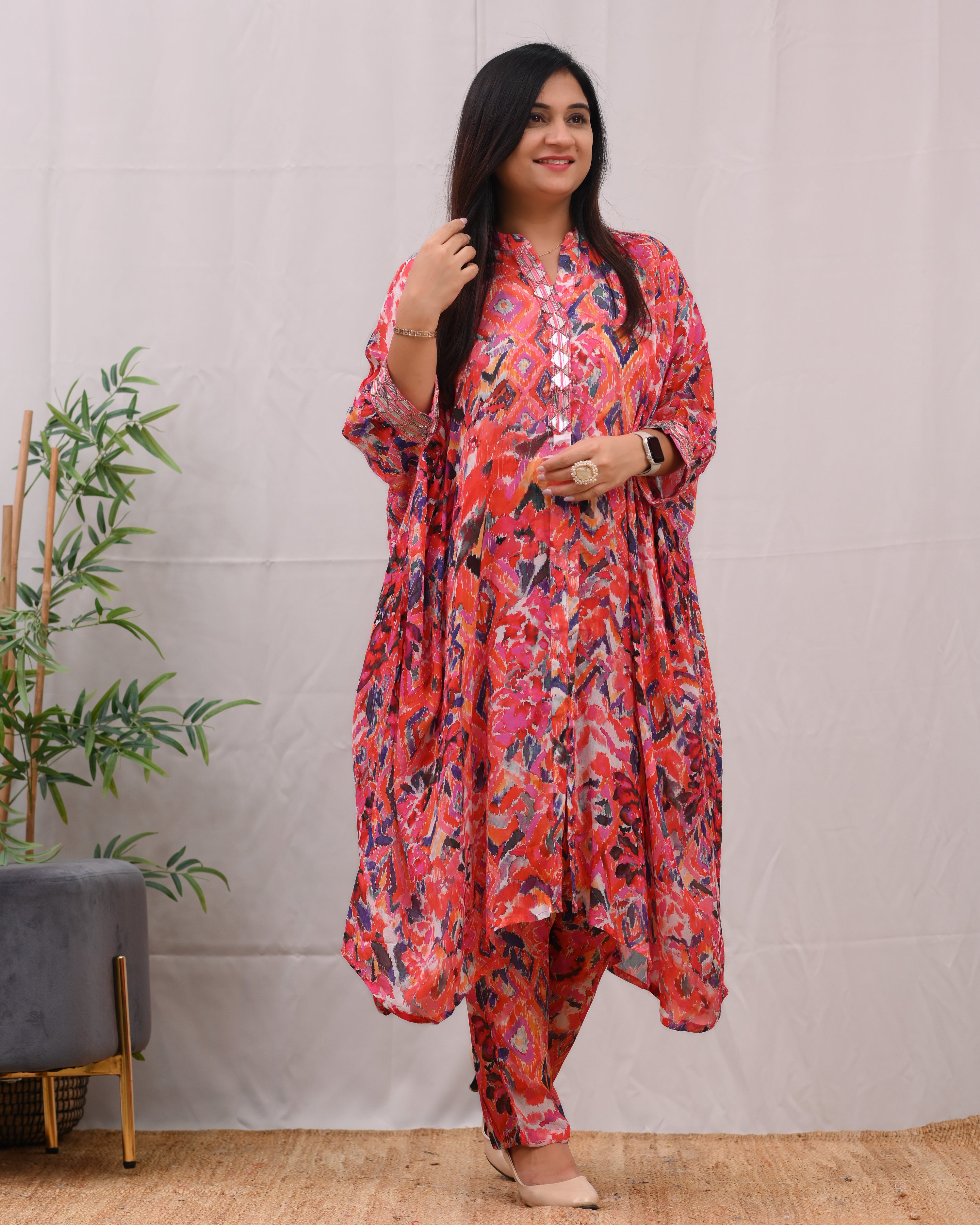 Miraya Chinnon Embroidered Indowestern Set - The Jaipur Studio