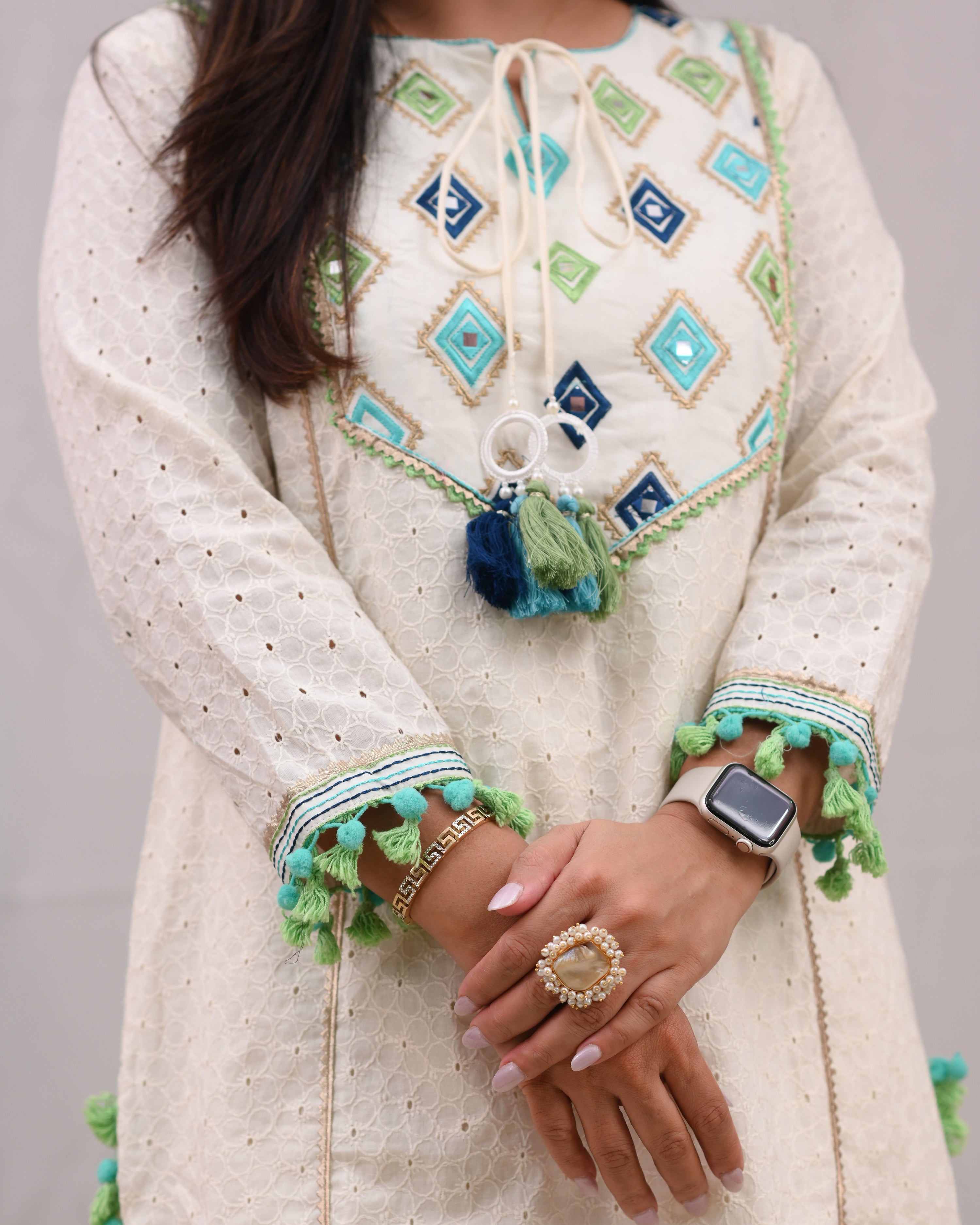 Aashi Cotton Sciffili Pakistani Suit - The Jaipur Studio