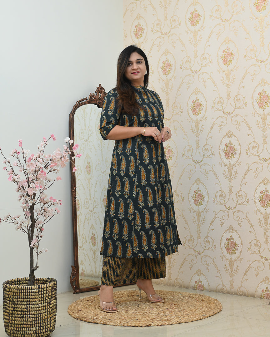 Kashish A-line Cotton Coord set - The Jaipur Studio