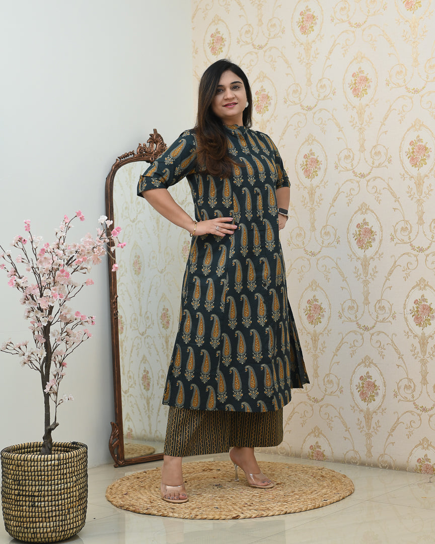 Kashish A-line Cotton Coord set - The Jaipur Studio