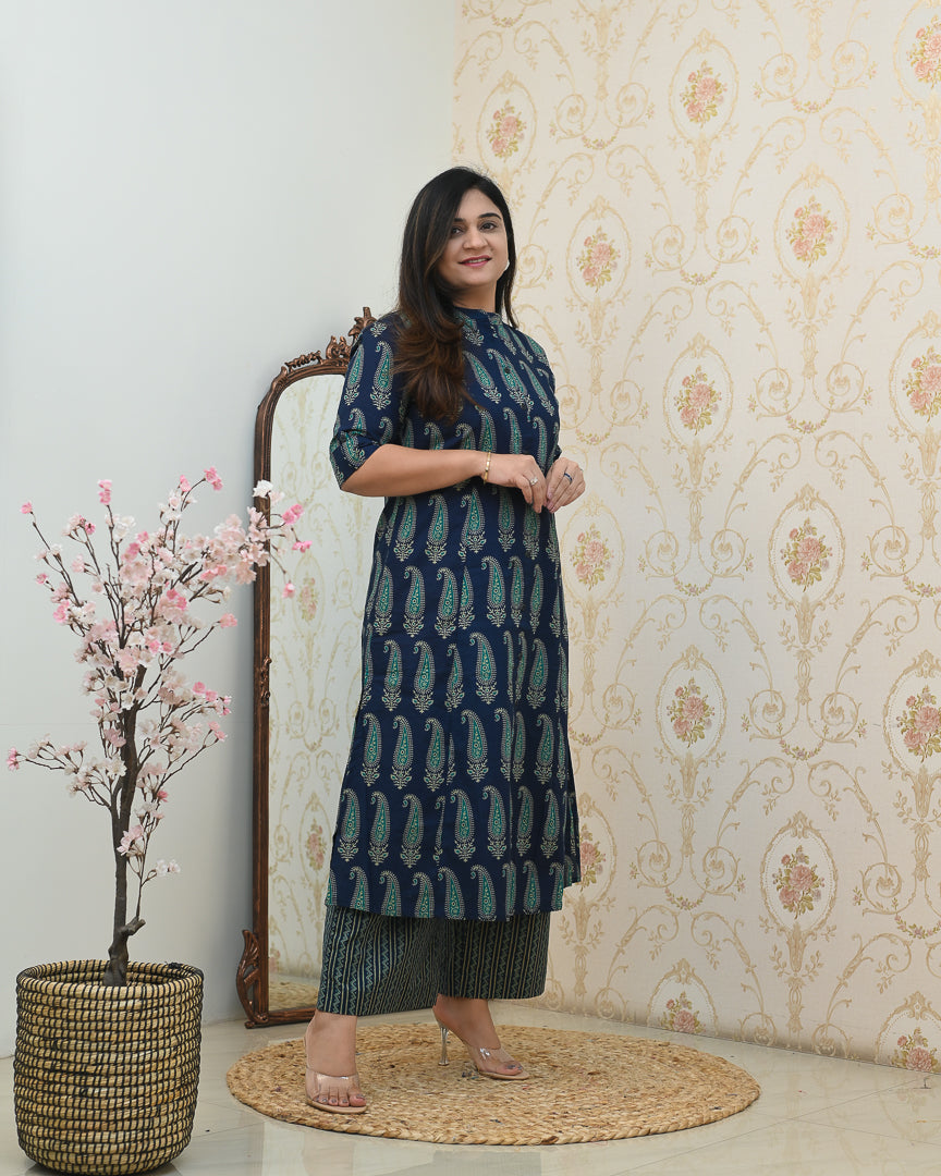 Kashish A-line Cotton Coord set - The Jaipur Studio