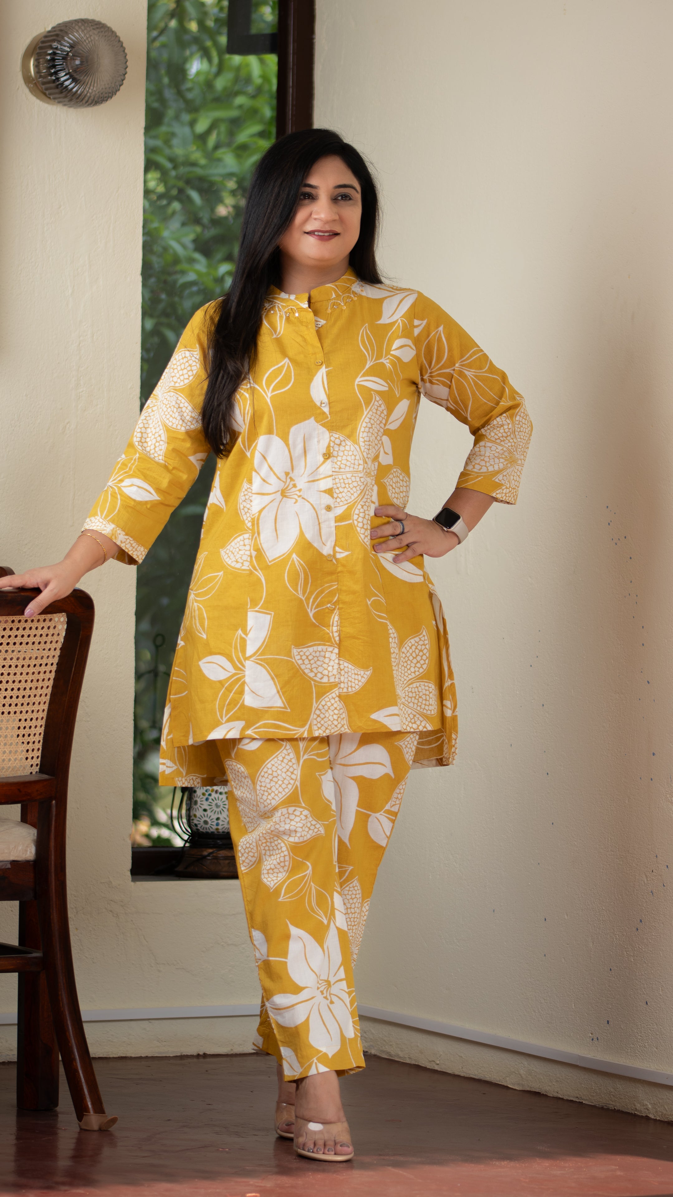 Alisha Cotton Casual Coord Set - The Jaipur Studio