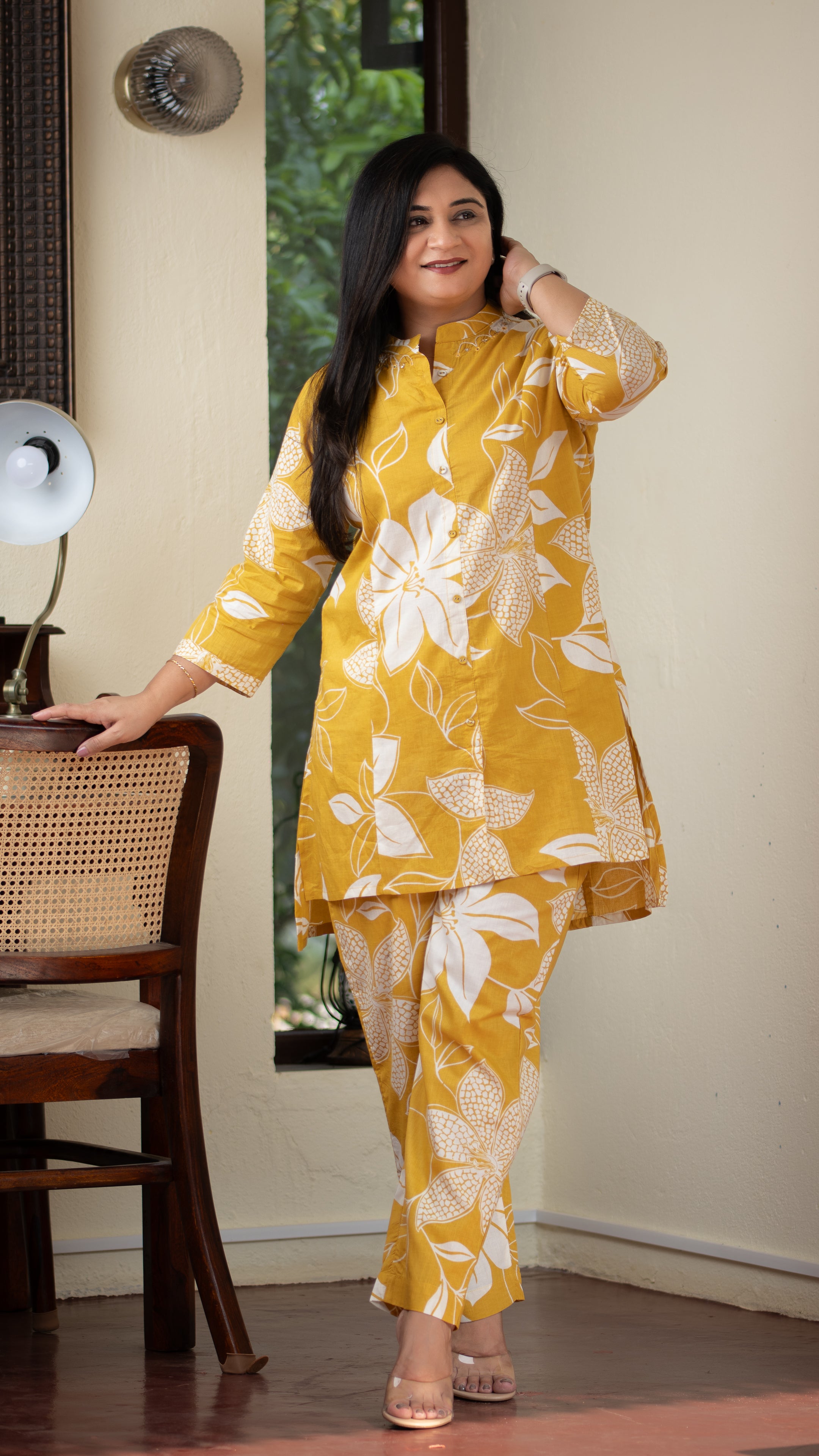 Alisha Cotton Casual Coord Set - The Jaipur Studio