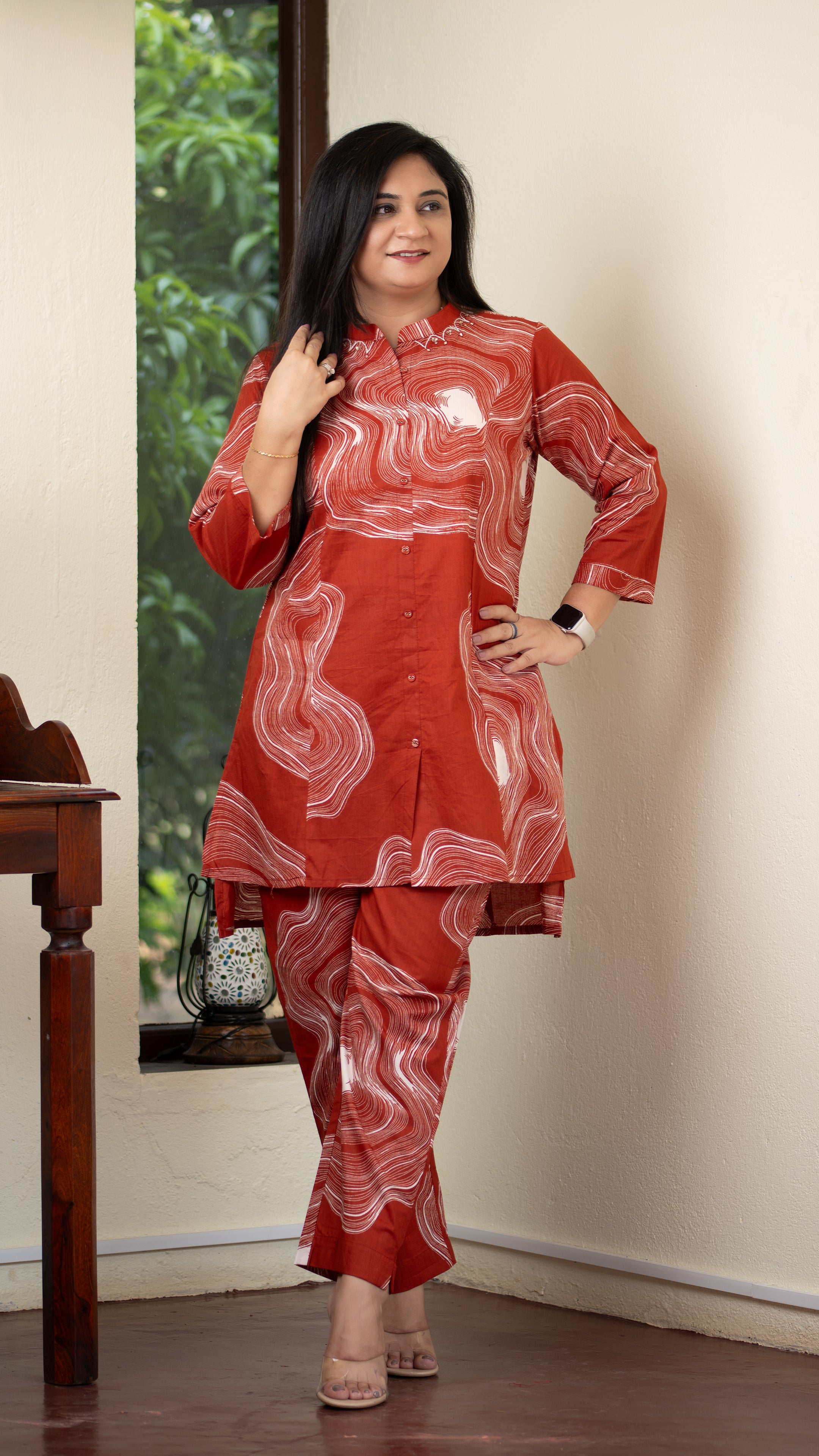 Alisha Cotton Casual Coord Set - The Jaipur Studio