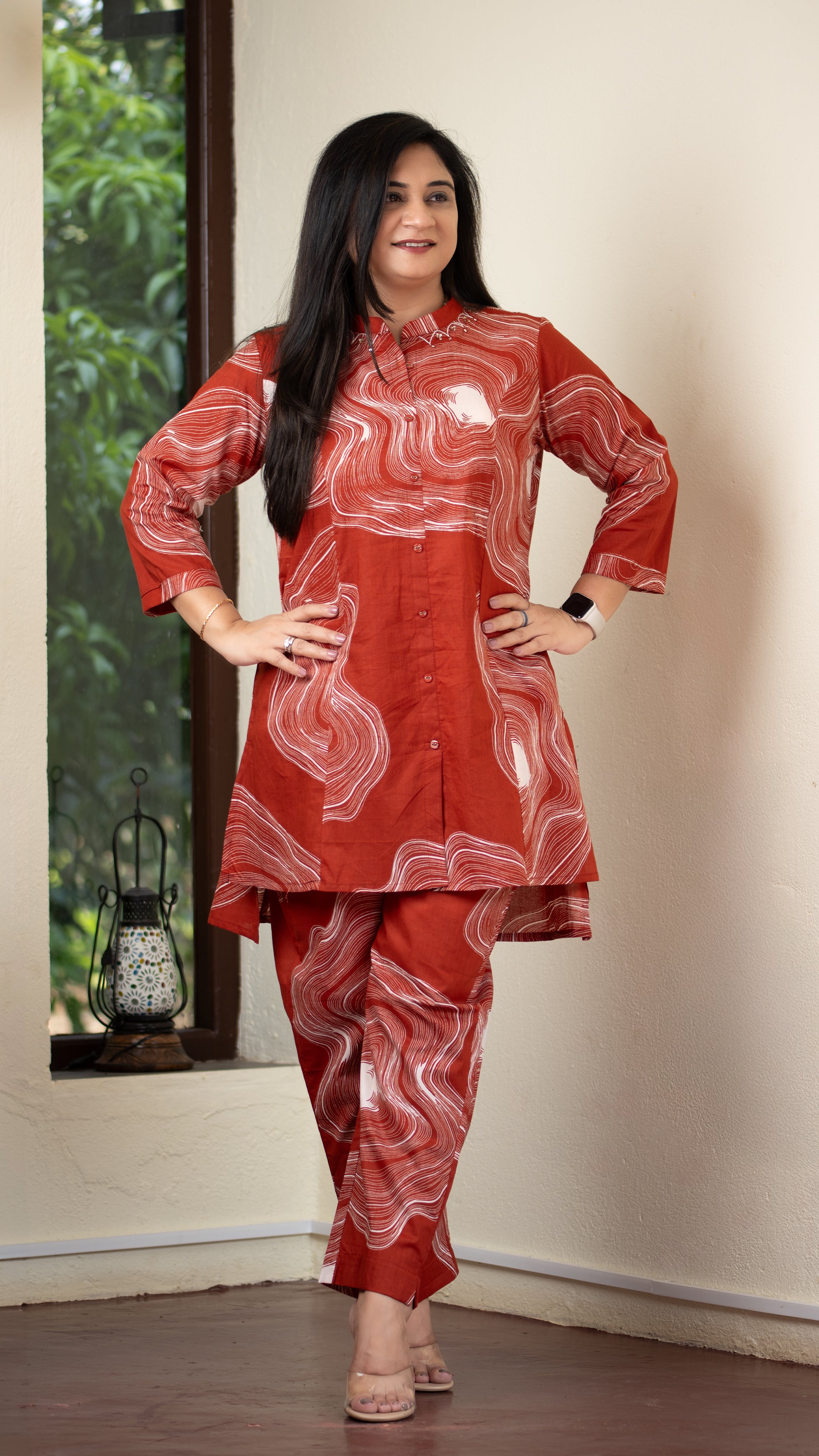 Alisha Cotton Casual Coord Set - The Jaipur Studio