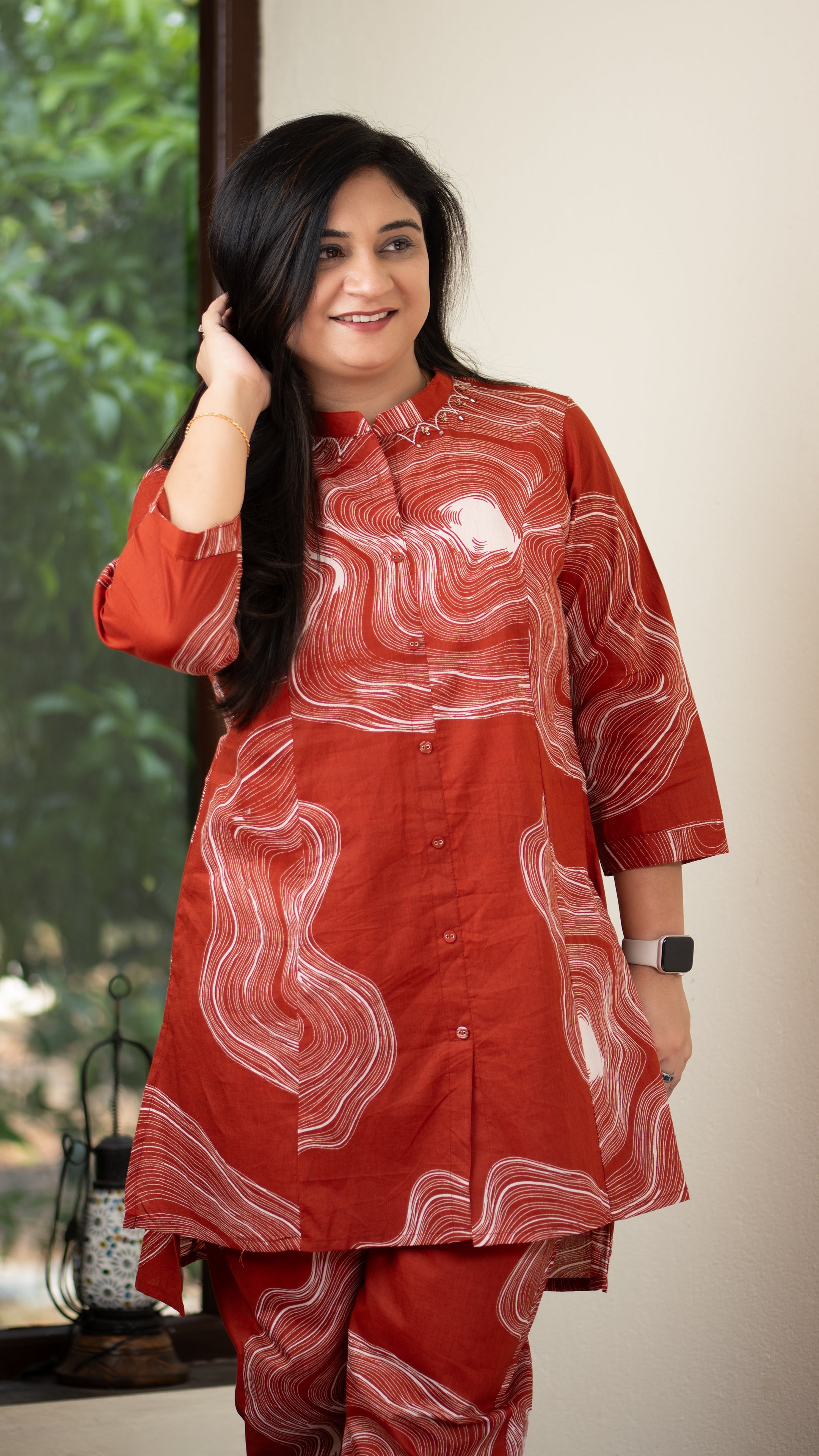 Alisha Cotton Casual Coord Set - The Jaipur Studio