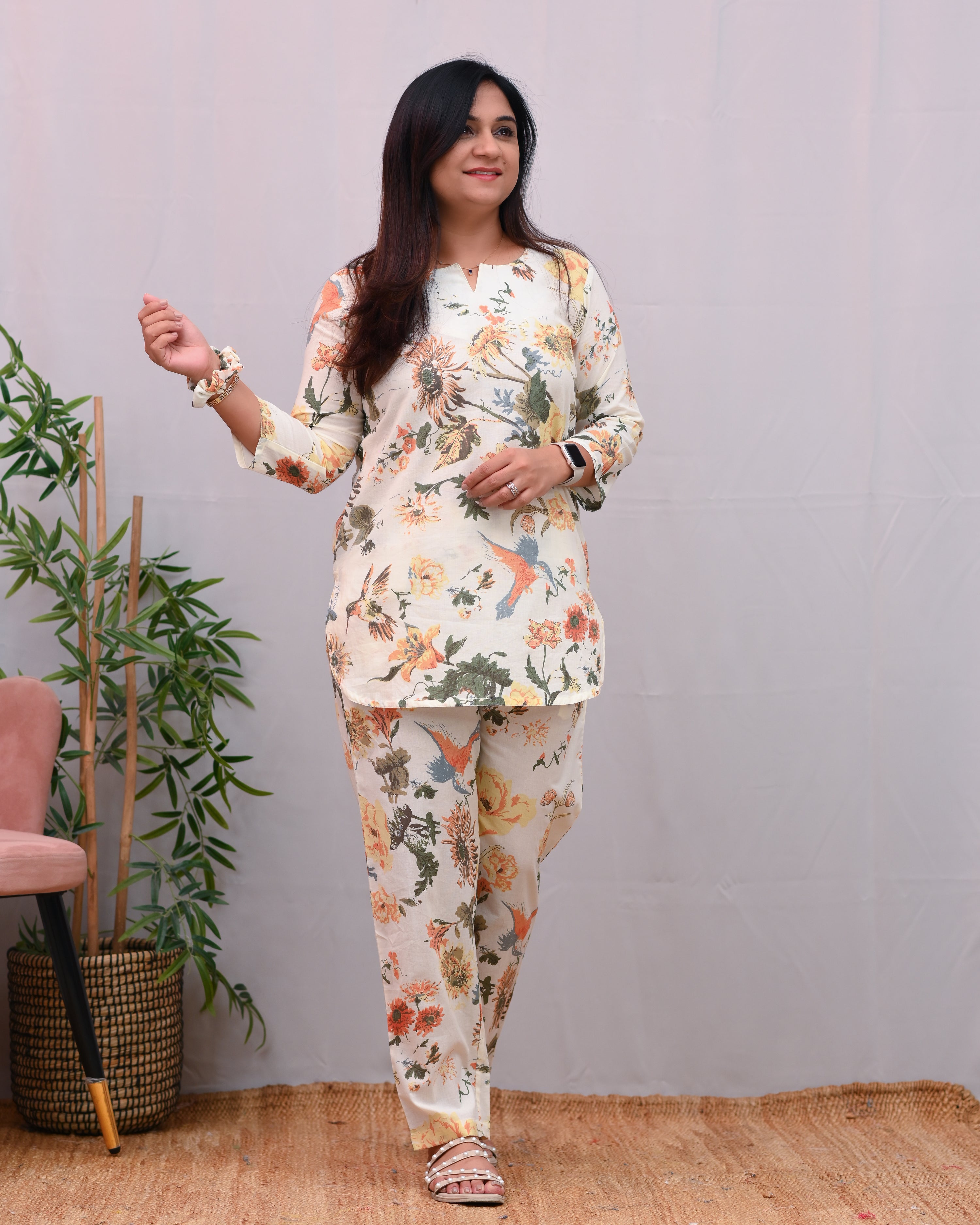Sukoon Printed Cotton Coord Set - The Jaipur Studio