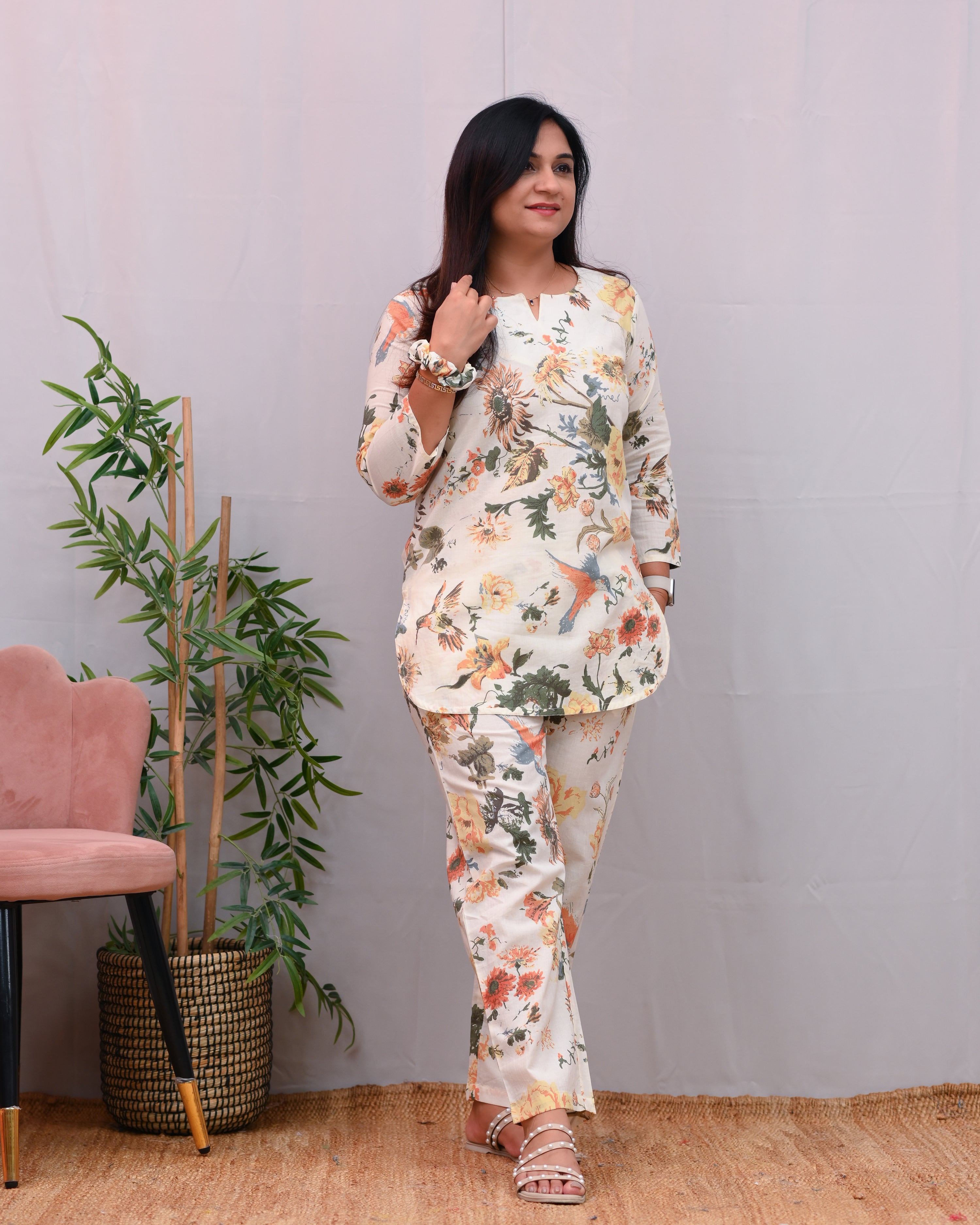 Sukoon Printed Cotton Coord Set - The Jaipur Studio