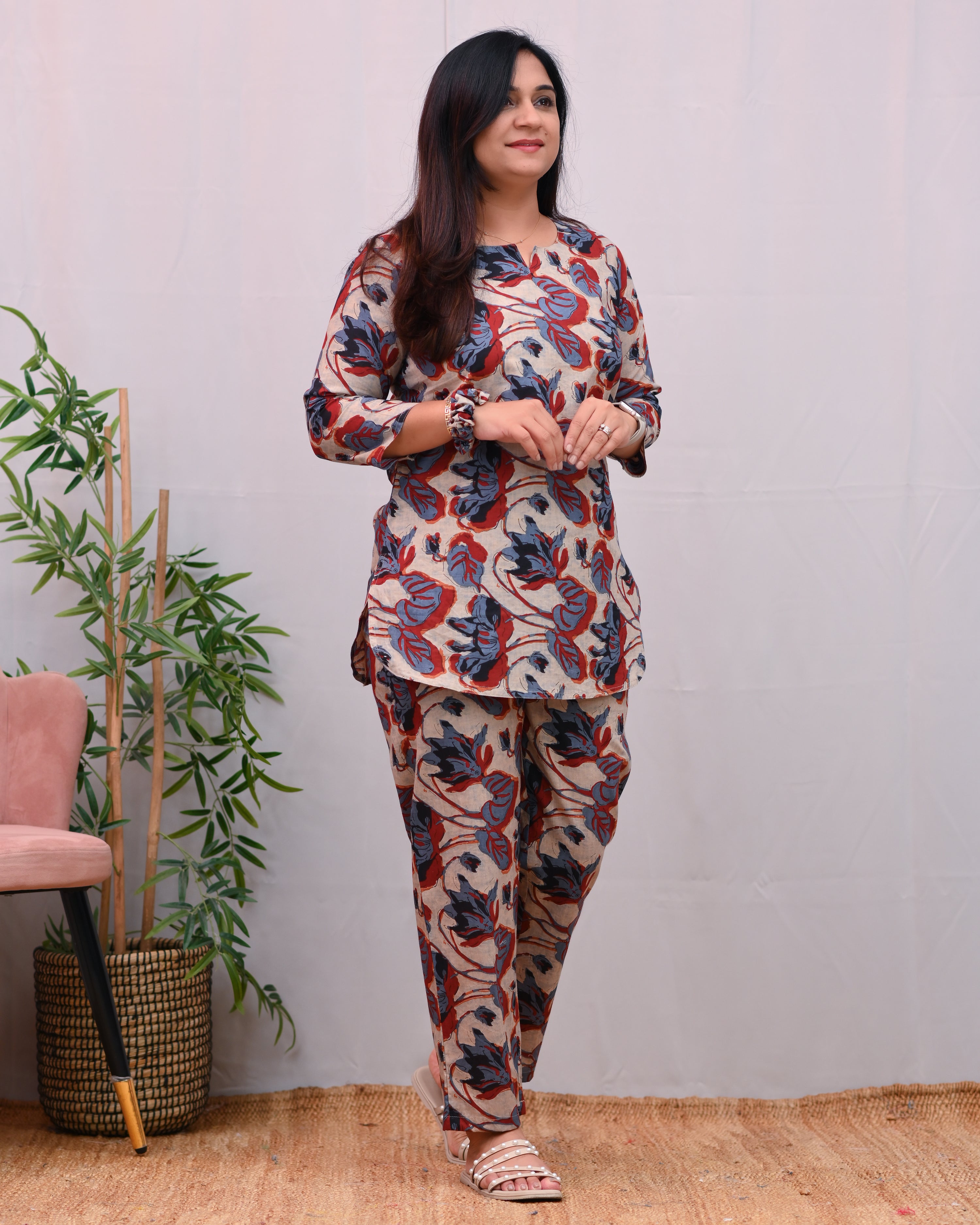 Sukoon Printed Cotton Coord Set - The Jaipur Studio