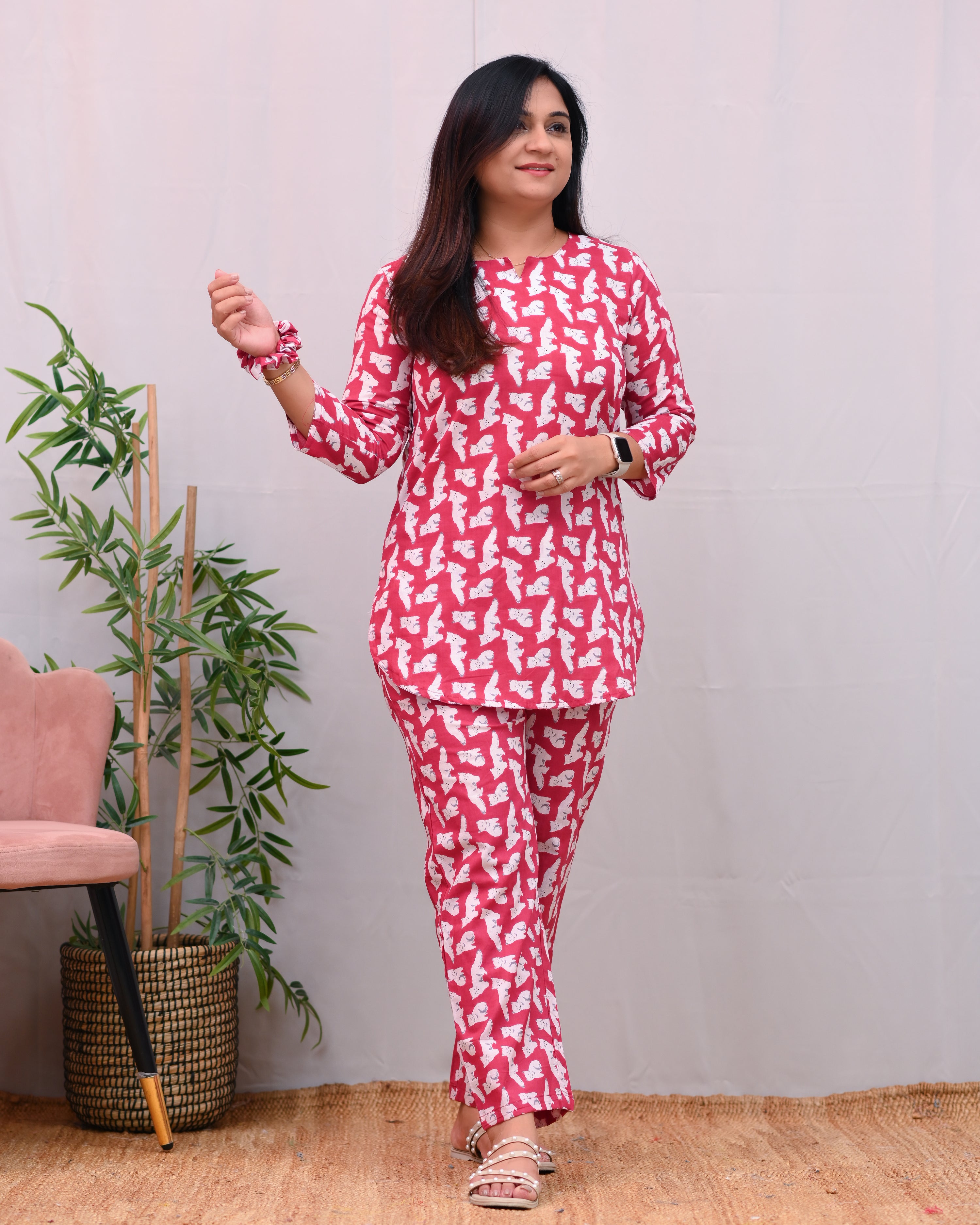 Sukoon Printed Cotton Coord Set - The Jaipur Studio