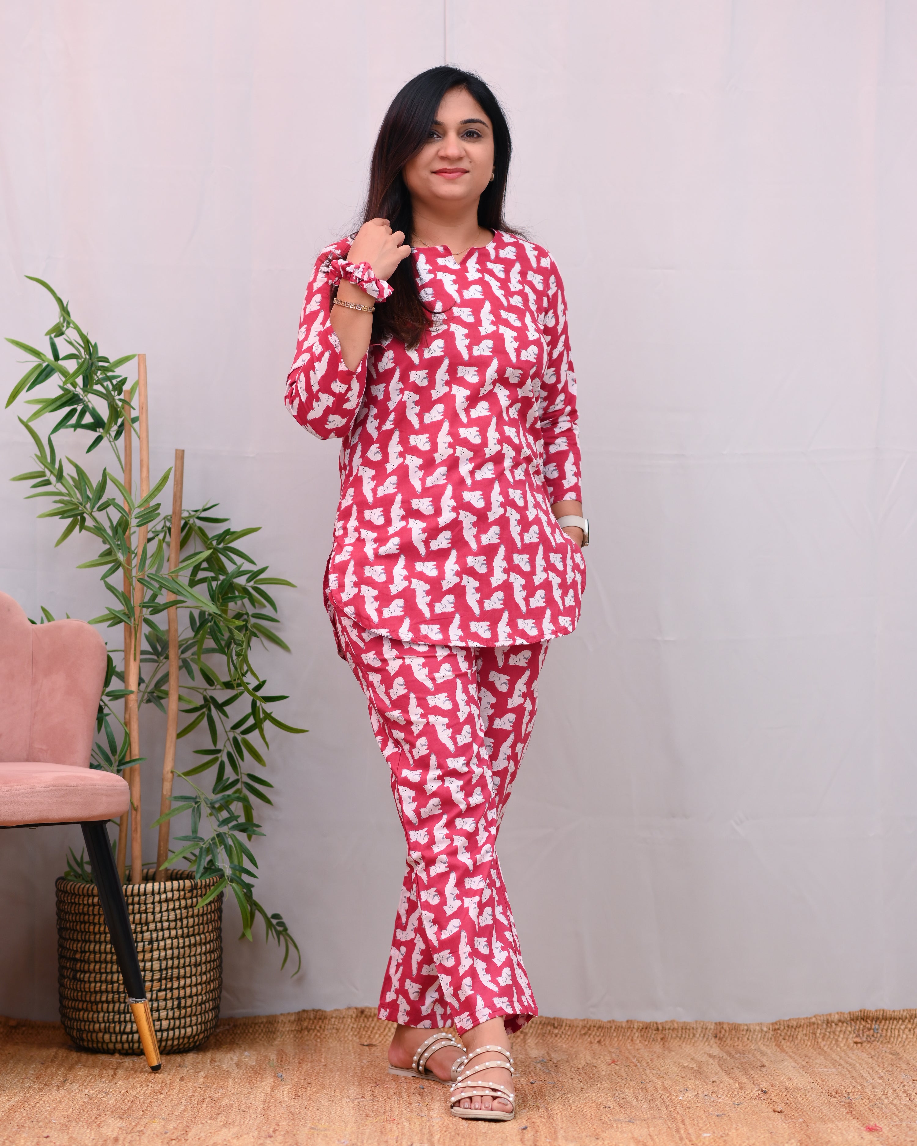 Sukoon Printed Cotton Coord Set - The Jaipur Studio