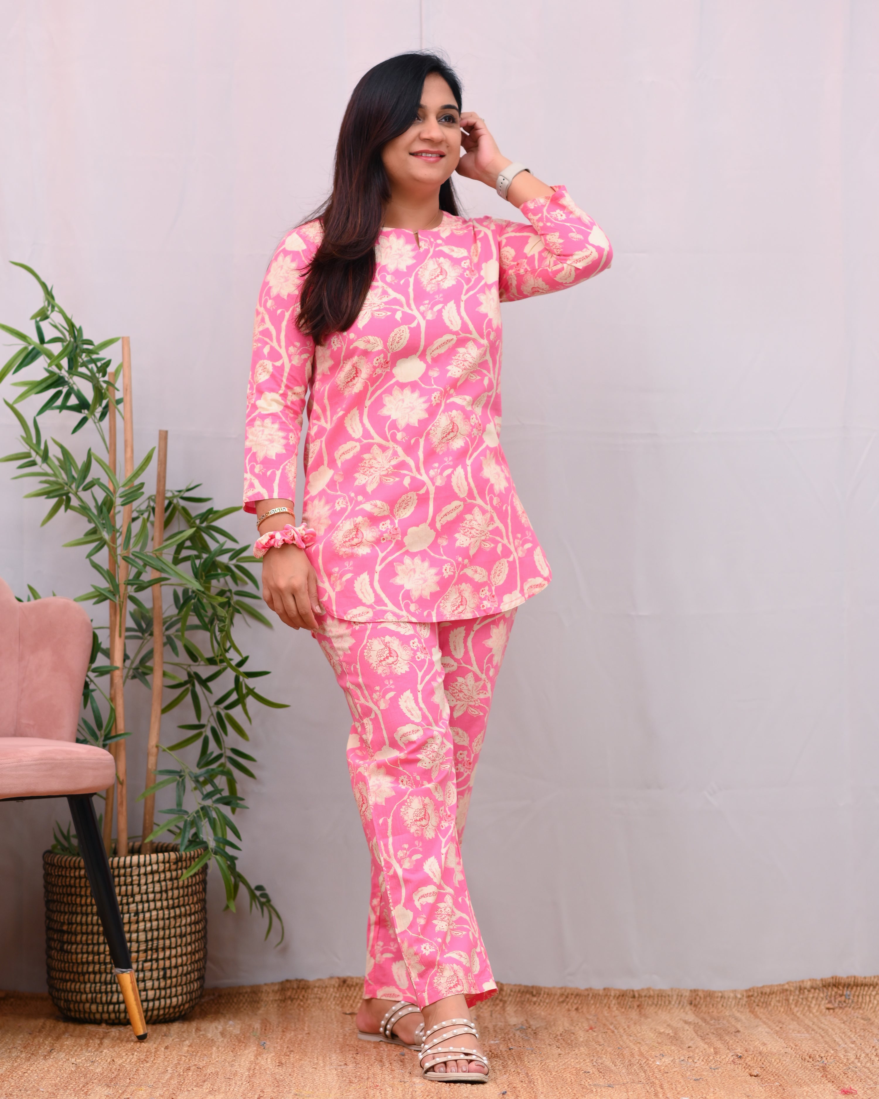 Sukoon Printed Cotton Coord Set - The Jaipur Studio