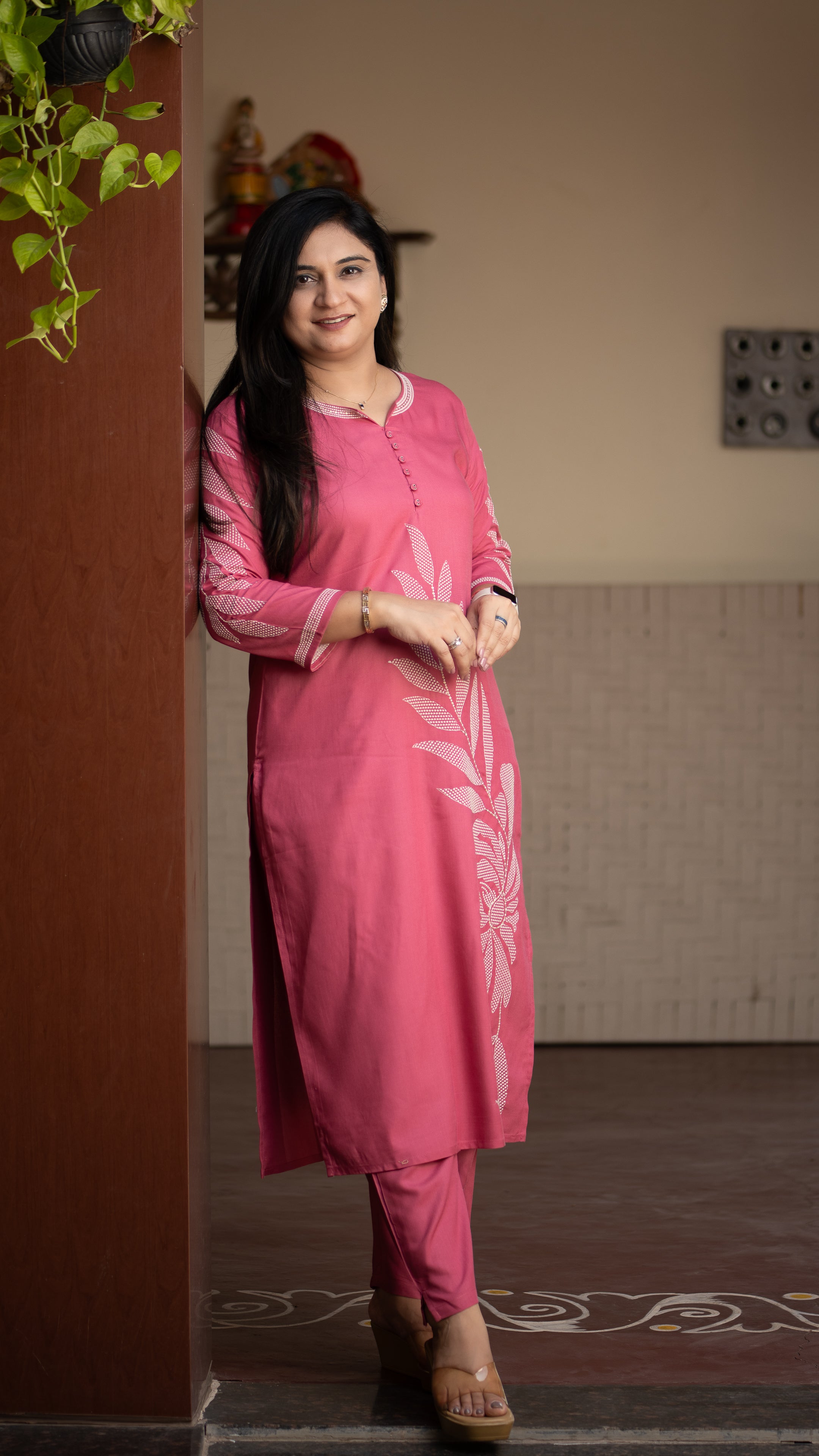 Ayaat Rayon Embroidered Pant Set - The Jaipur Studio