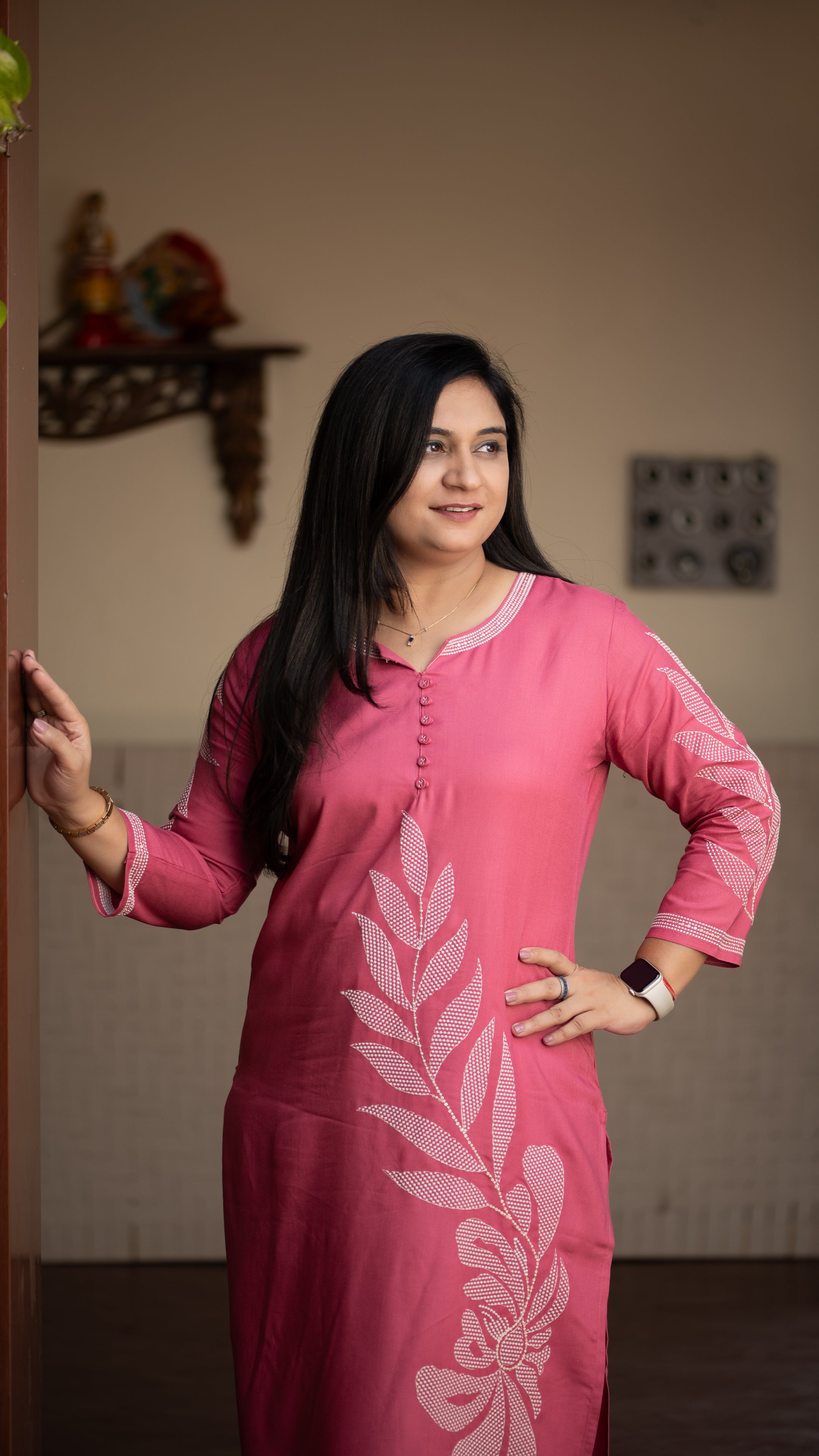Ayaat Rayon Embroidered Pant Set - The Jaipur Studio