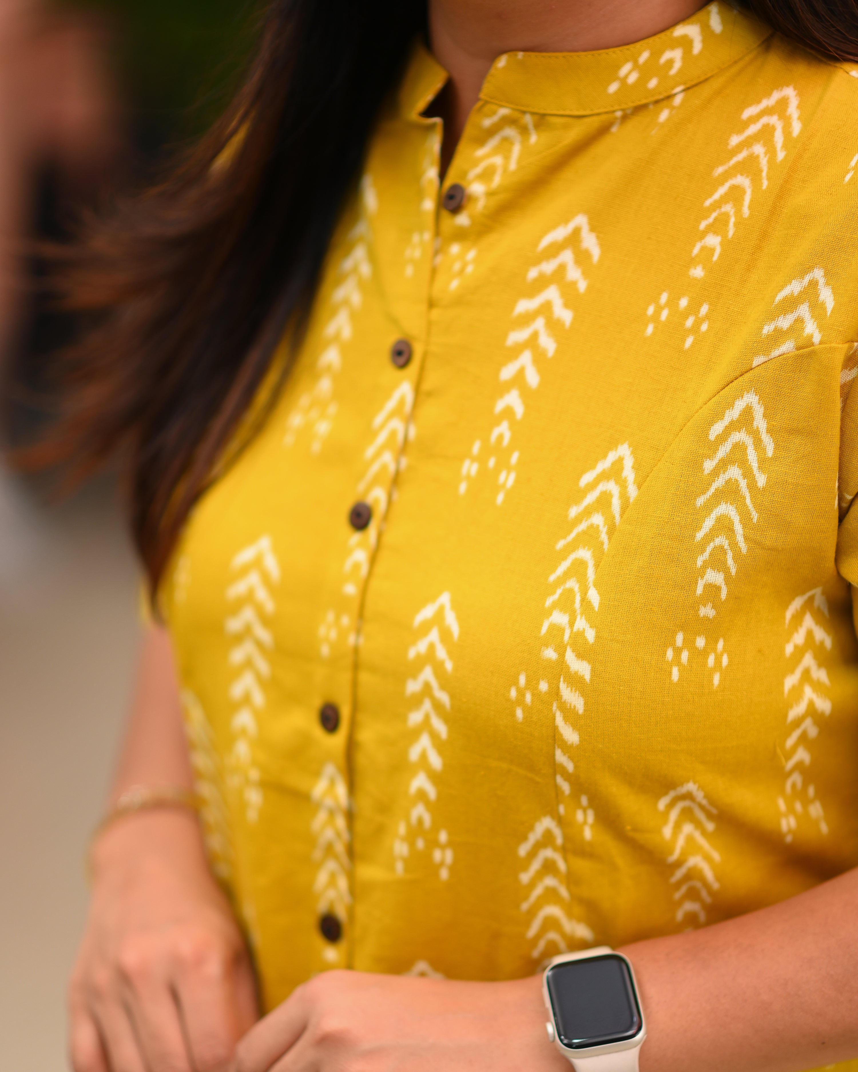 Noora Cotton Casual A-Line Kurta - The Jaipur Studio