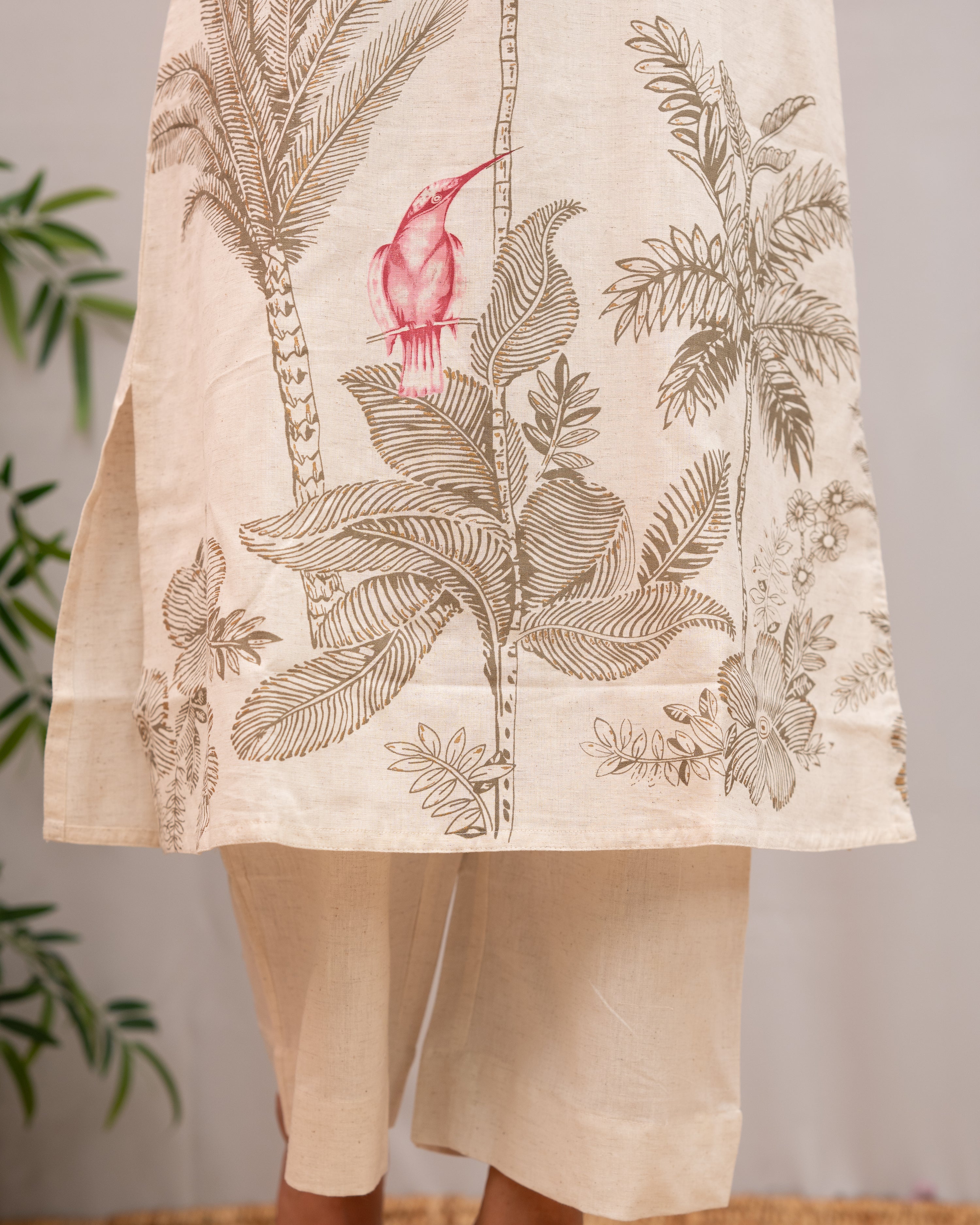 Sia Cotton A-line Pant Set - The Jaipur Studio