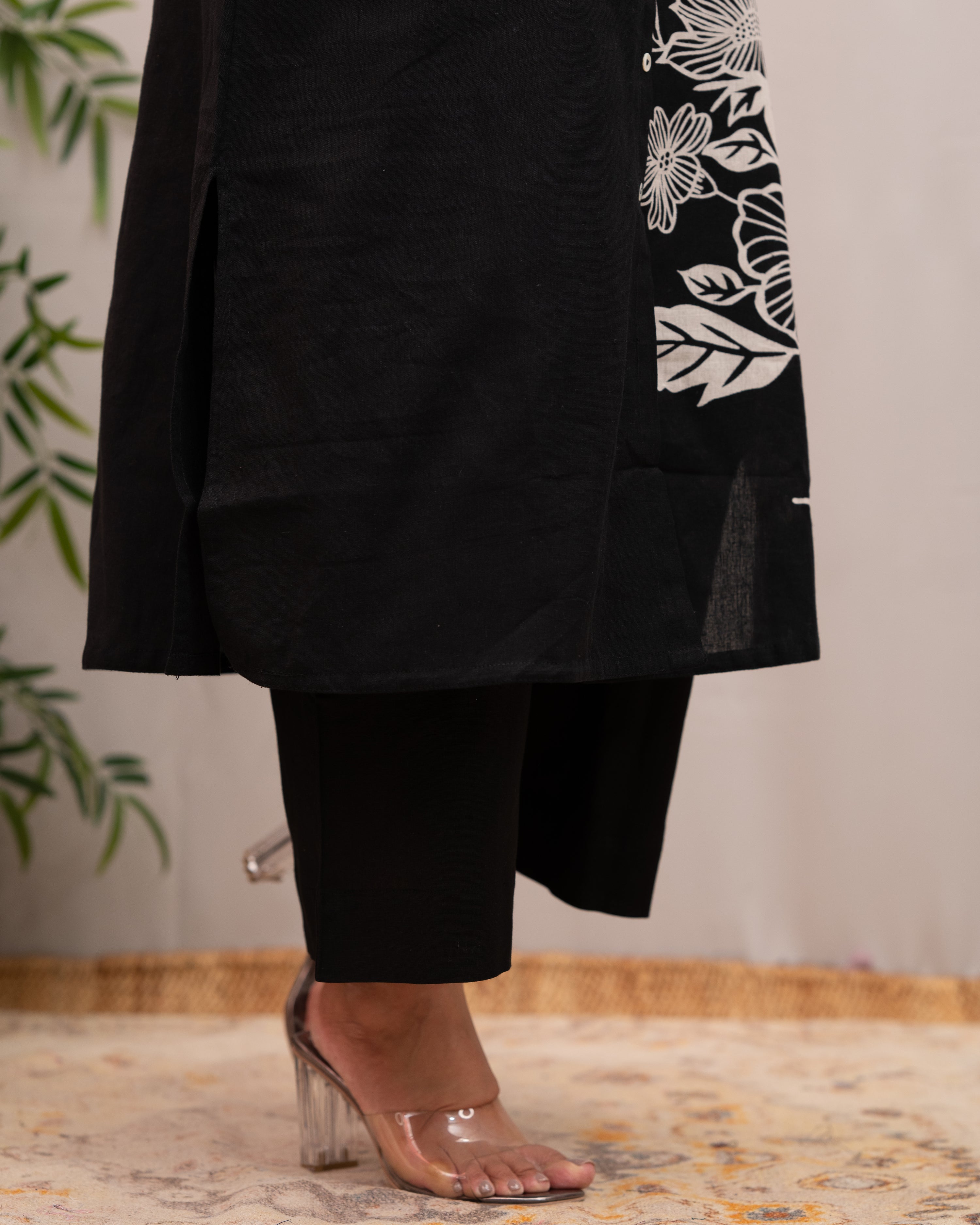 Mehreen Cotton A-line Plazo Set - The Jaipur Studio