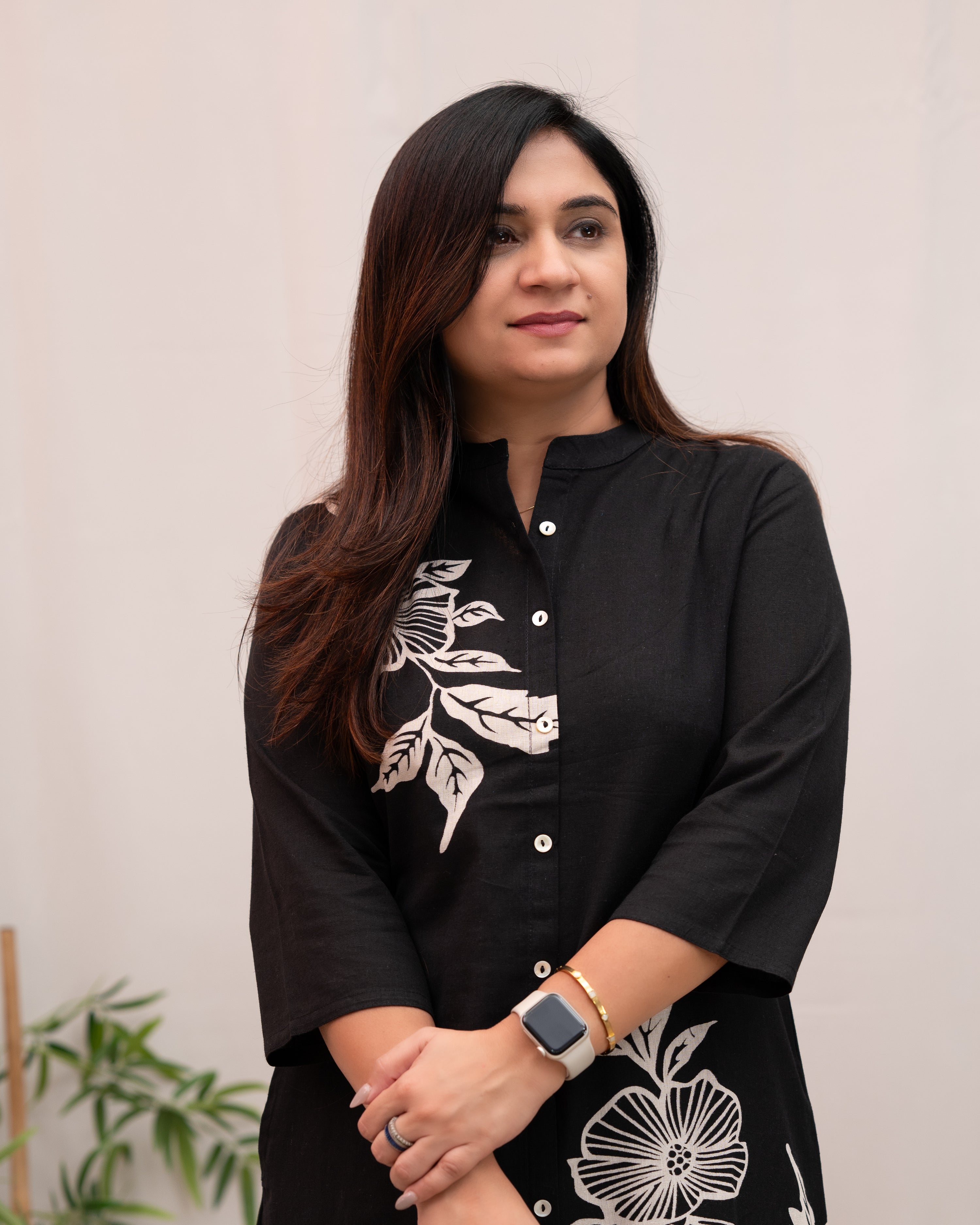 Mehreen Cotton A-line Plazo Set - The Jaipur Studio