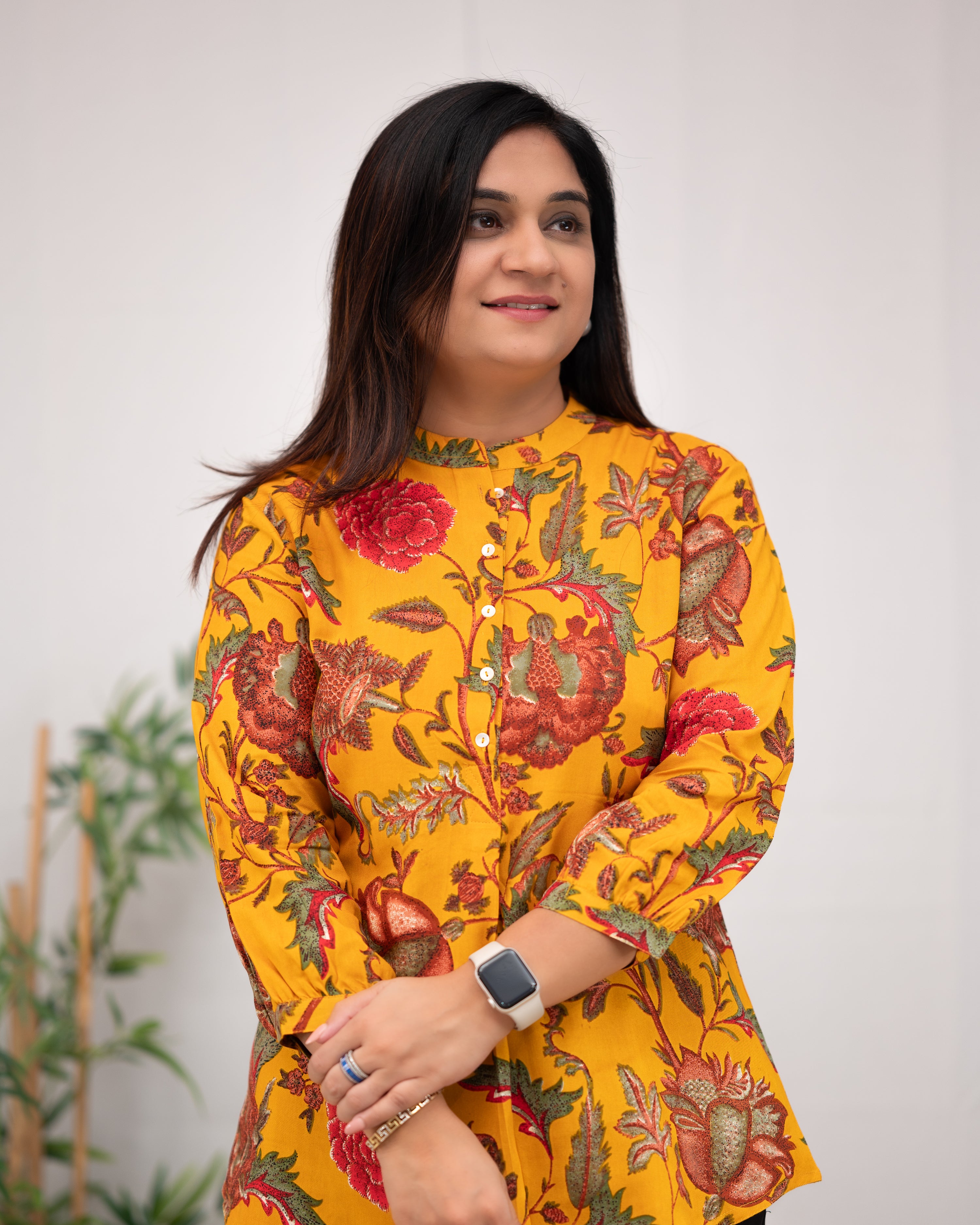 Minal Rayon Casual Short Top - The Jaipur Studio