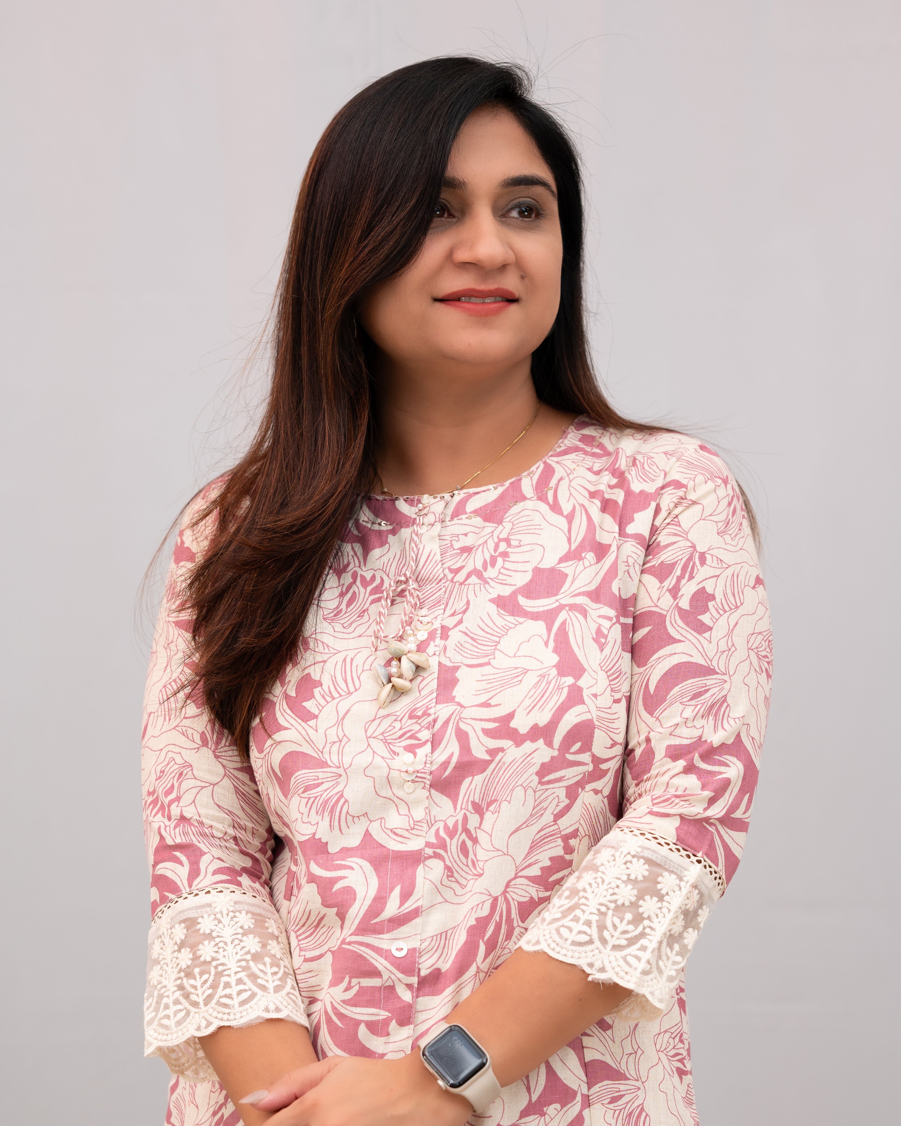 Pakhi Cotton A-line Pant Set - The Jaipur Studio