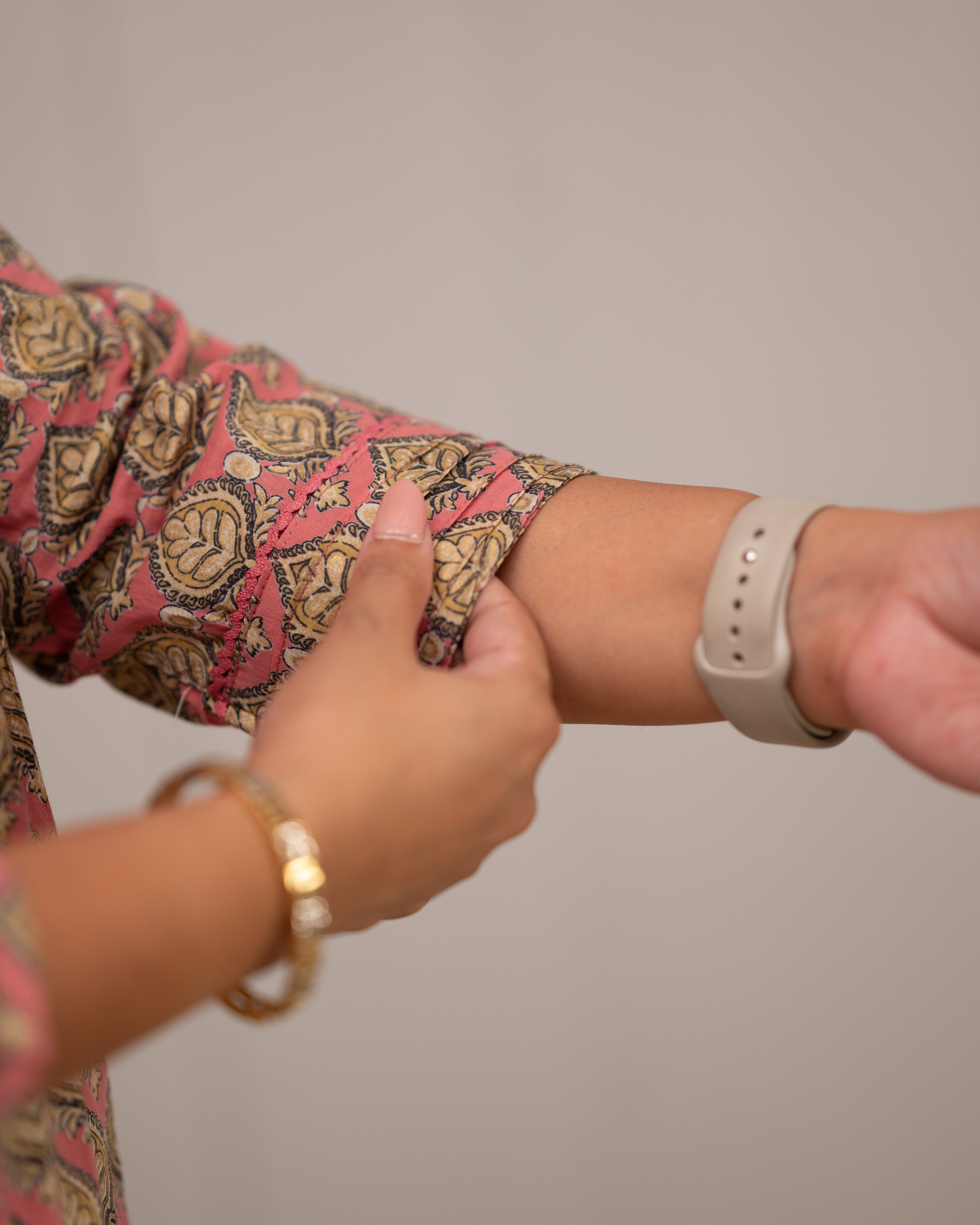 Lisha Floral Cotton Casual Kurta - The Jaipur Studio