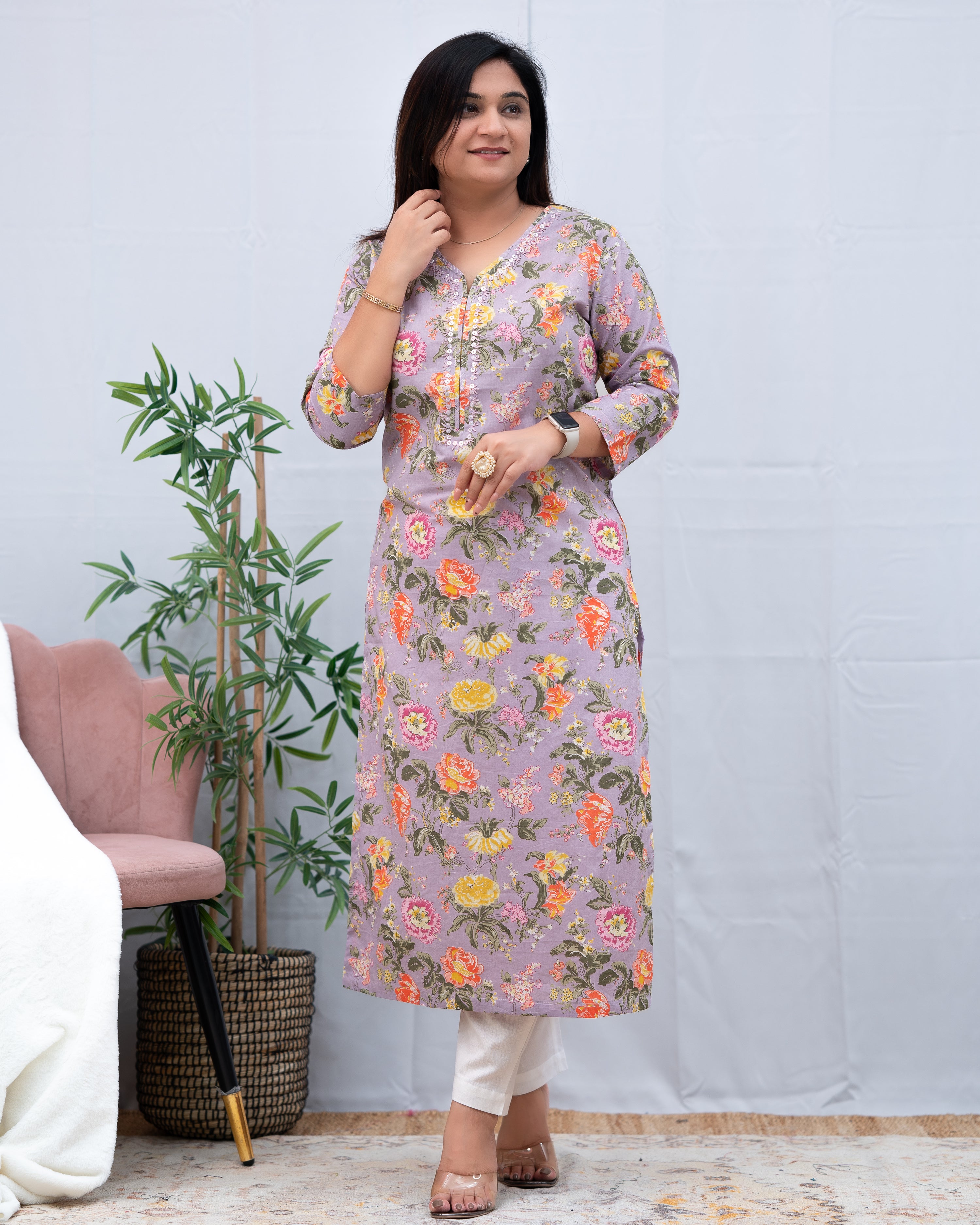 Summer special Casual Cotton Kurta - The Jaipur Studio