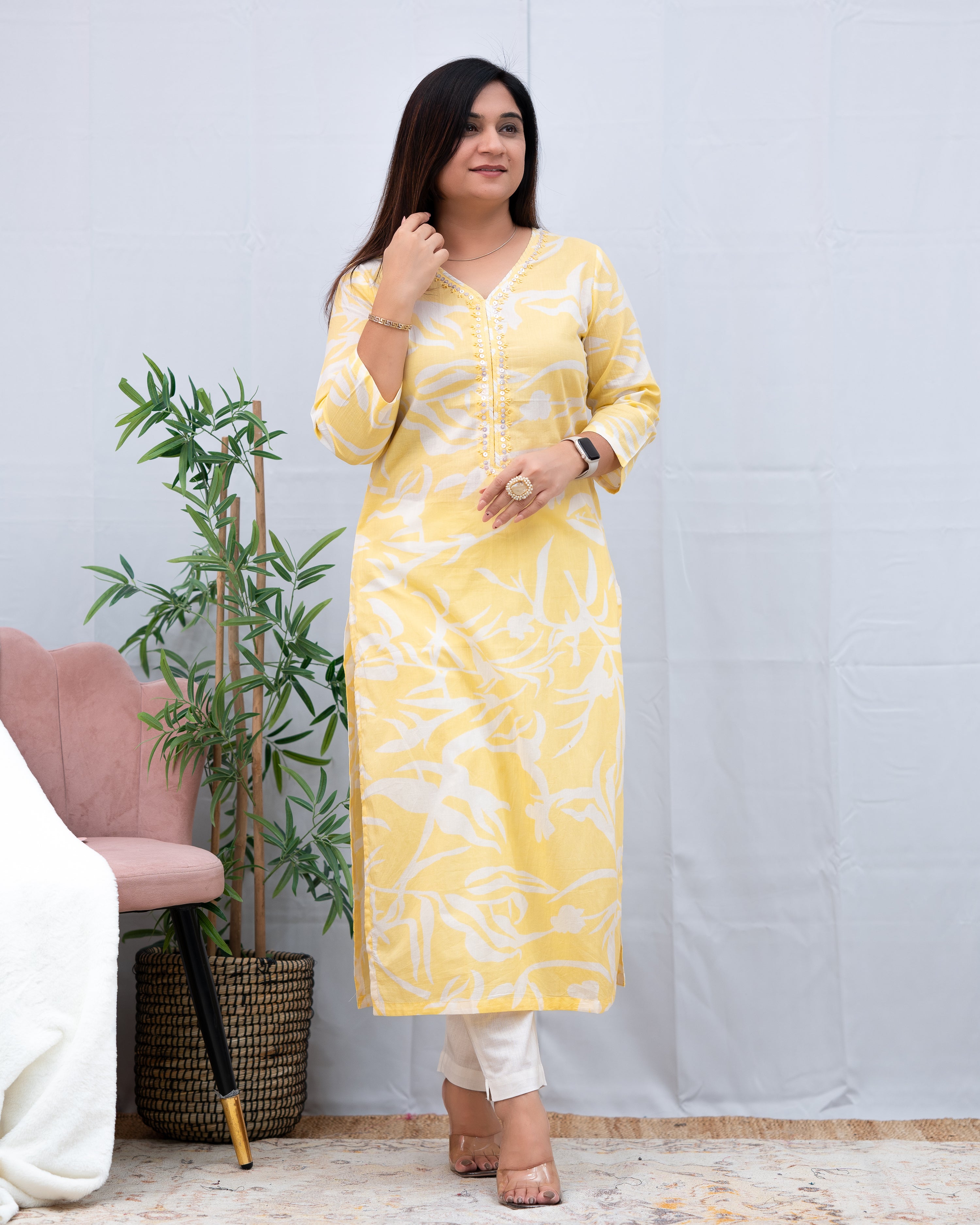 Summer special Casual Cotton Kurta - The Jaipur Studio