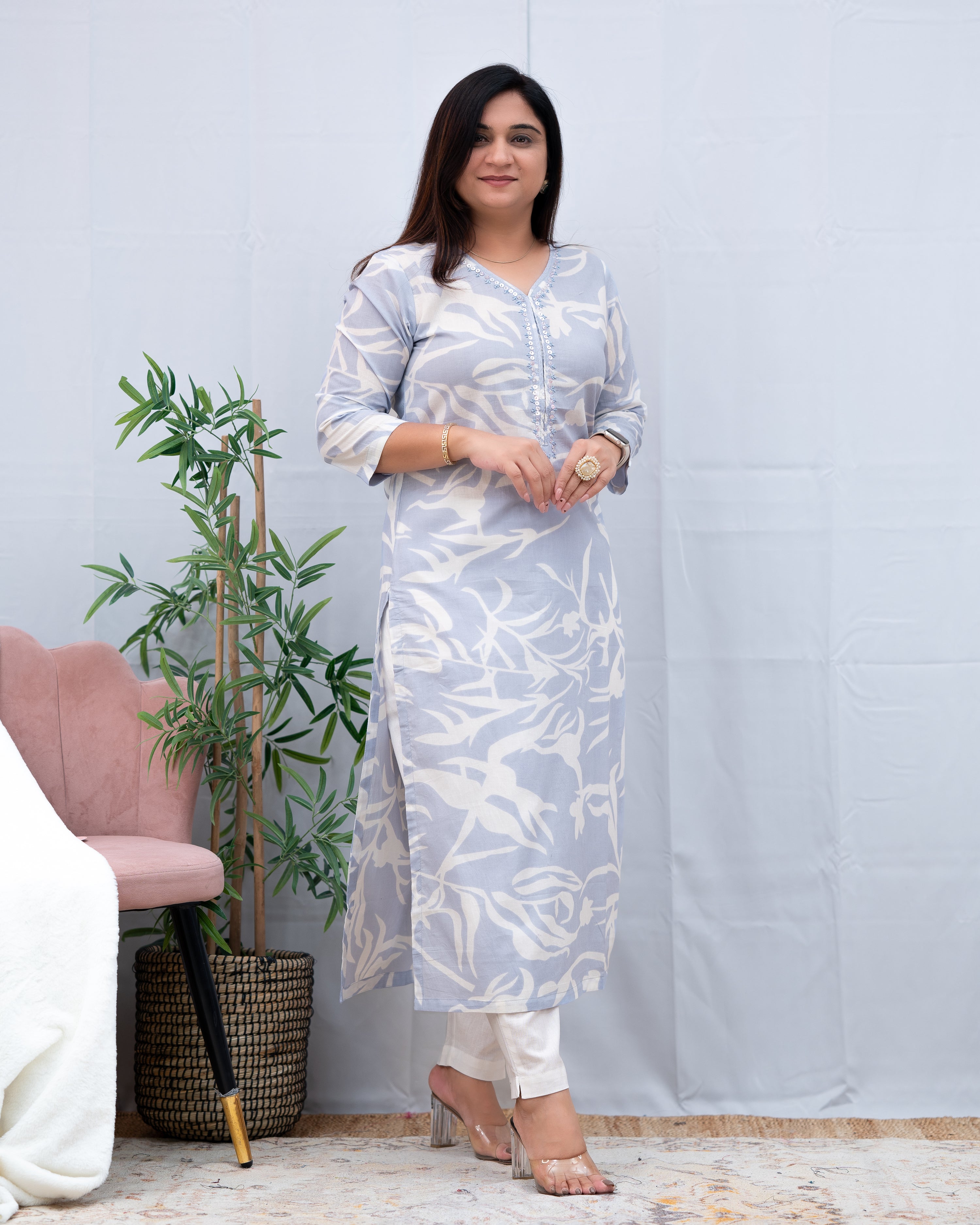Summer special Casual Cotton Kurta - The Jaipur Studio