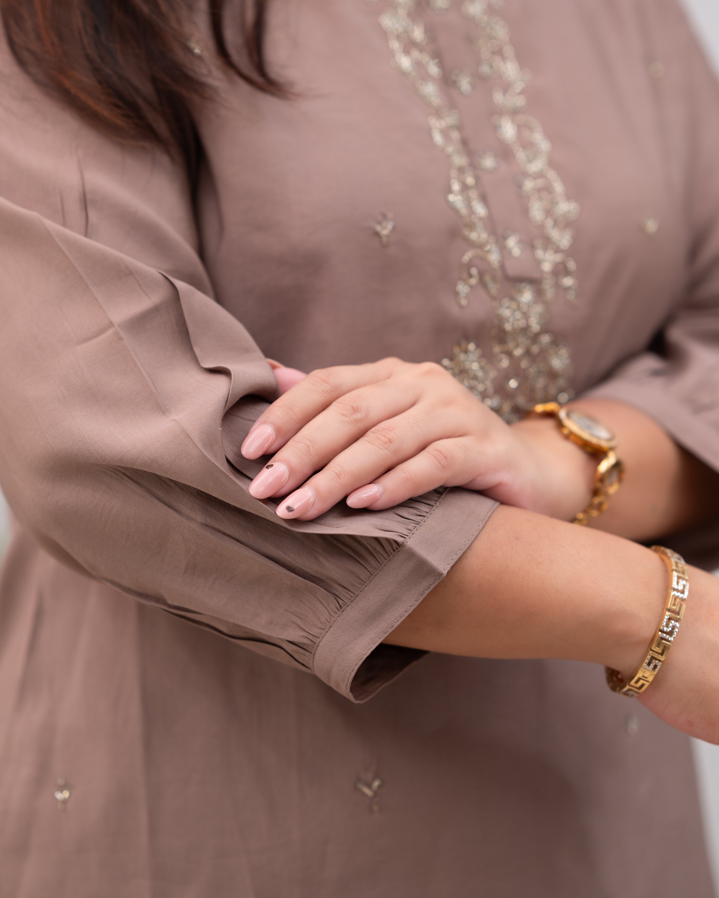Miso Muslin Hand Embroidered Coord Set - The Jaipur Studio