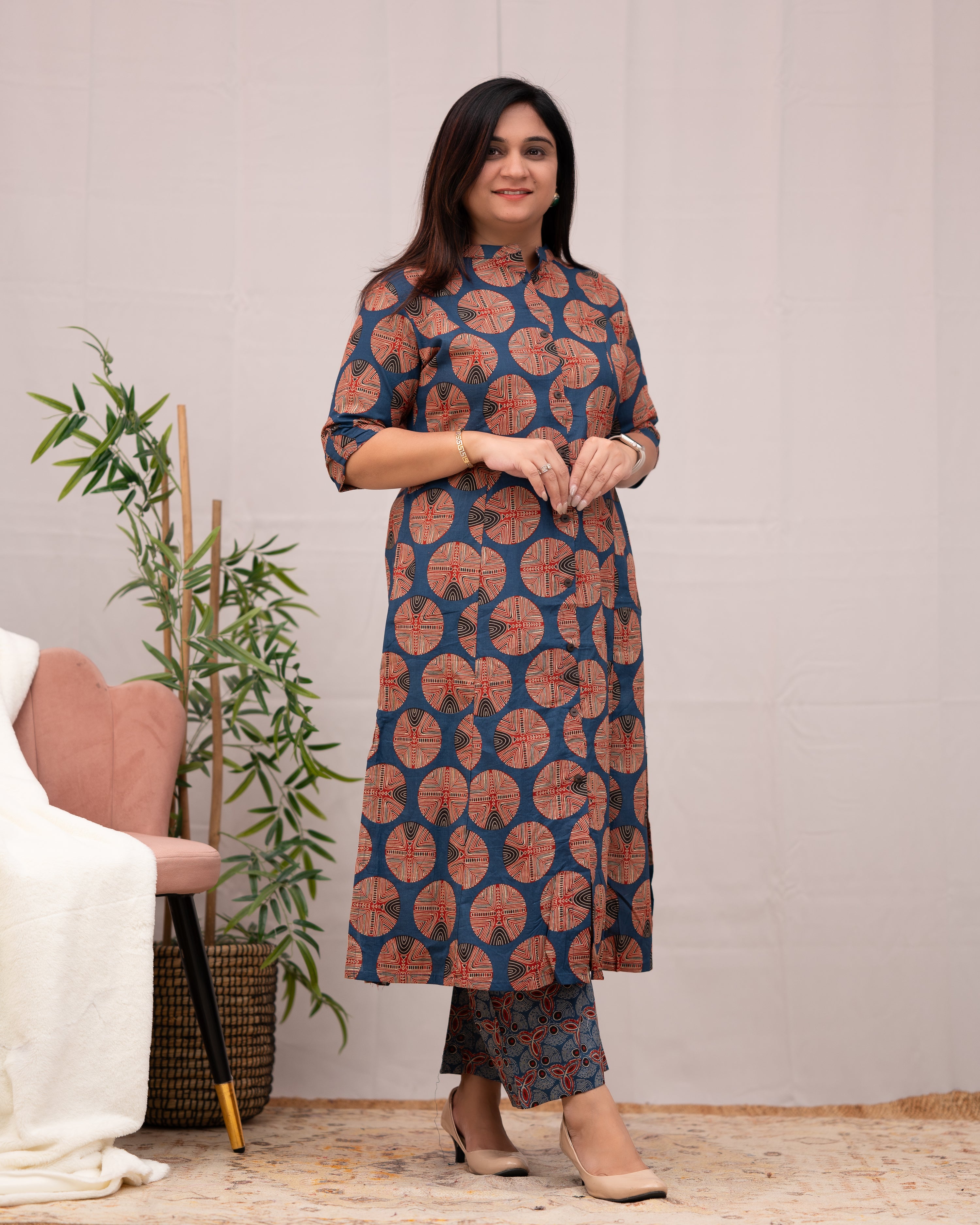 Manya Summer Cotton Coord set - The Jaipur Studio