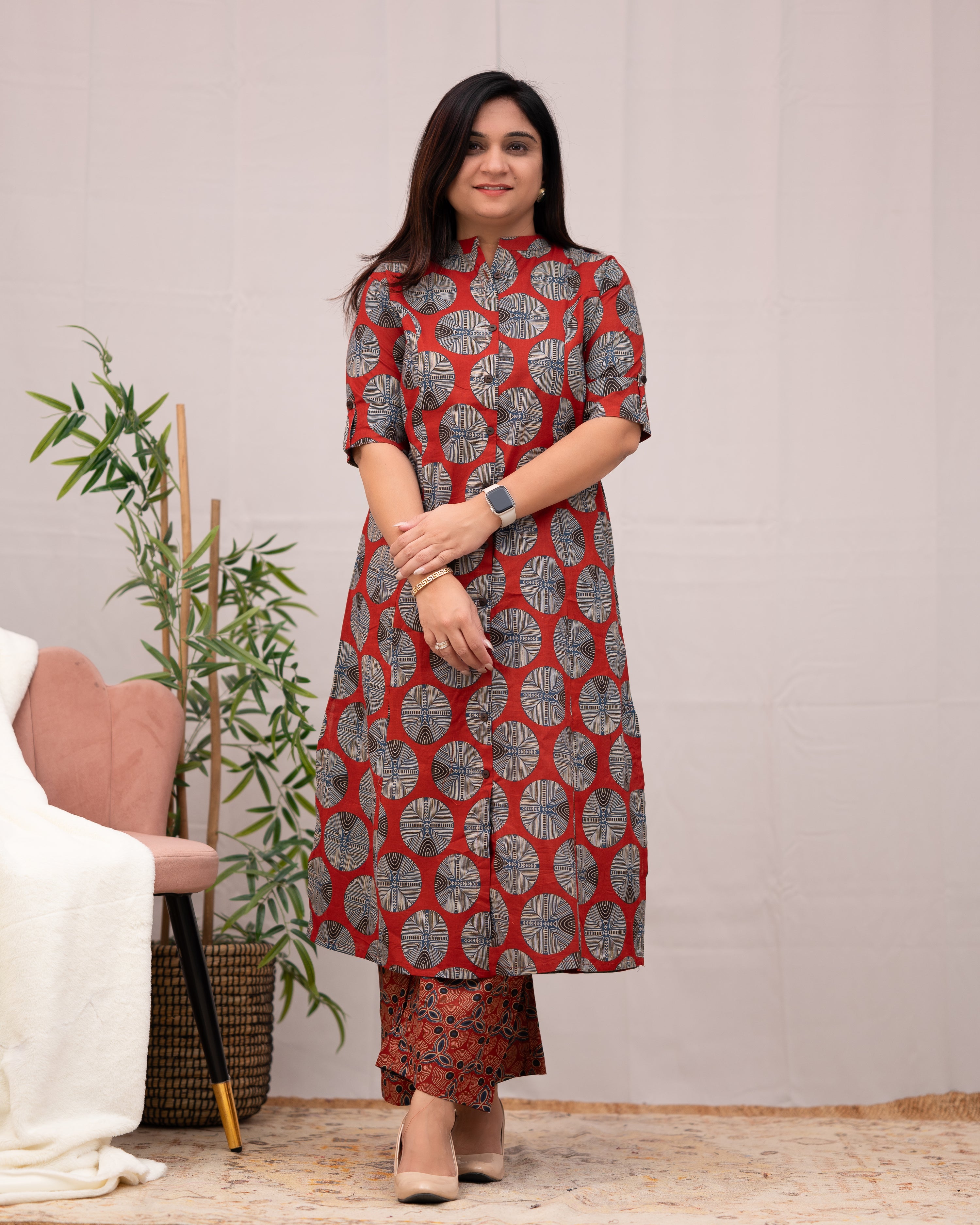 Manya Summer Cotton Coord set - The Jaipur Studio