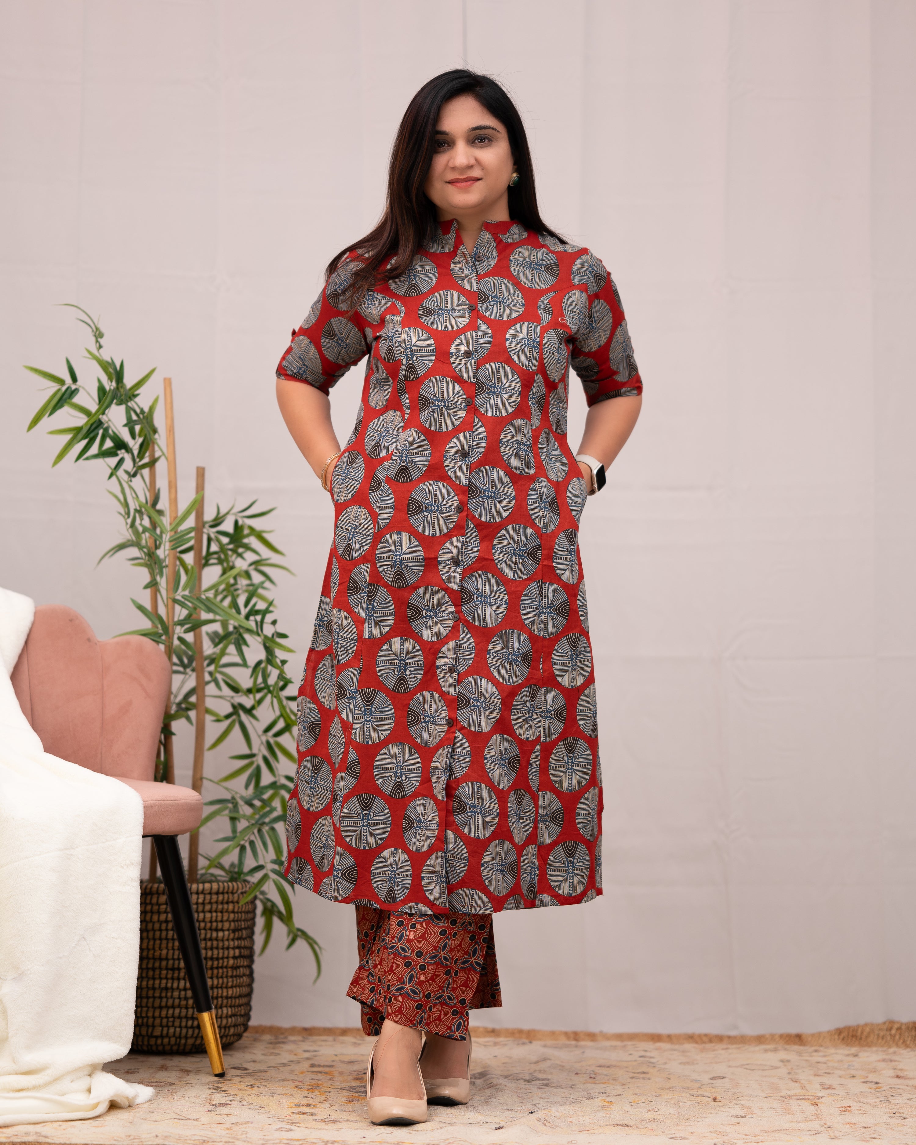 Manya Summer Cotton Coord set - The Jaipur Studio