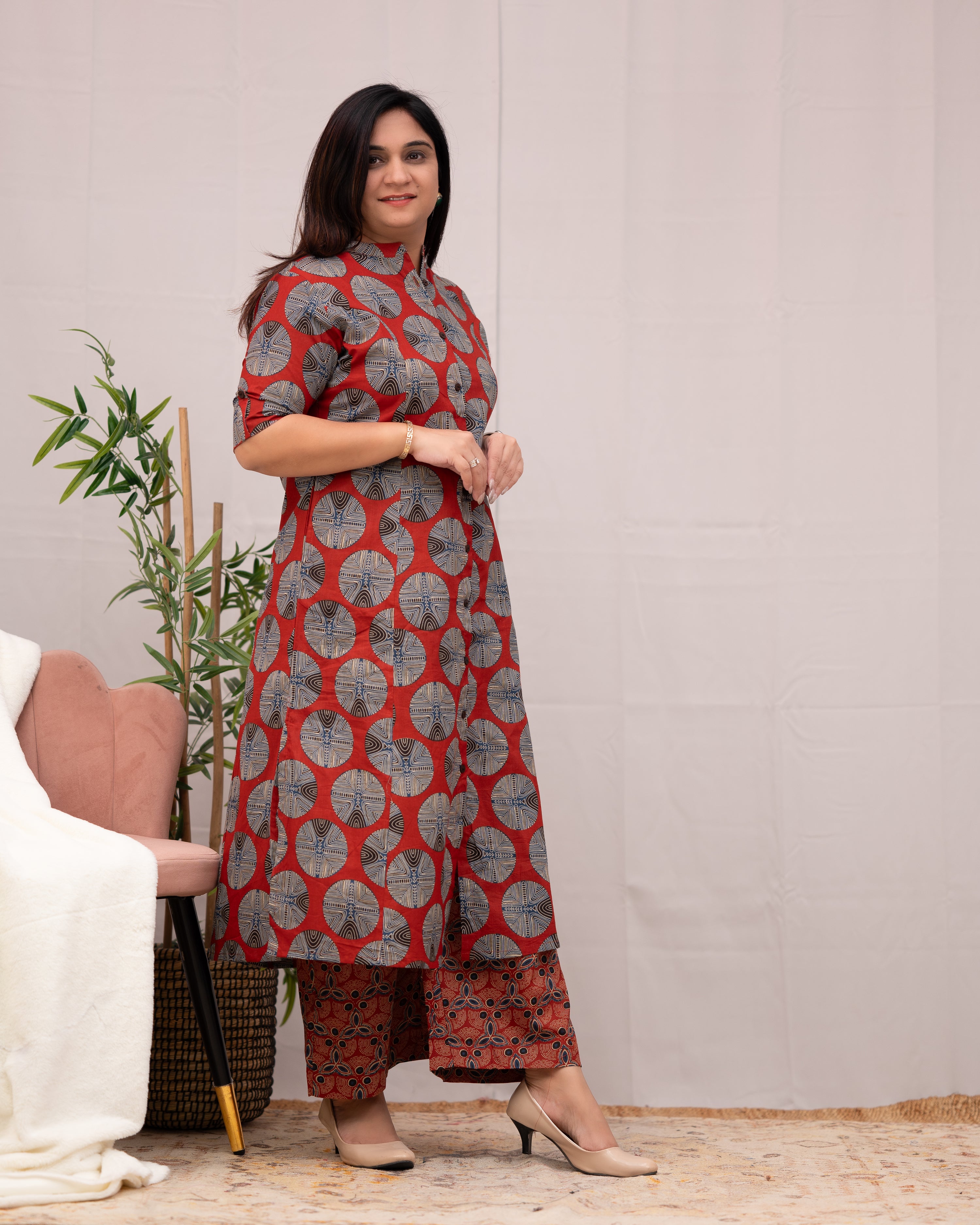 Manya Summer Cotton Coord set - The Jaipur Studio