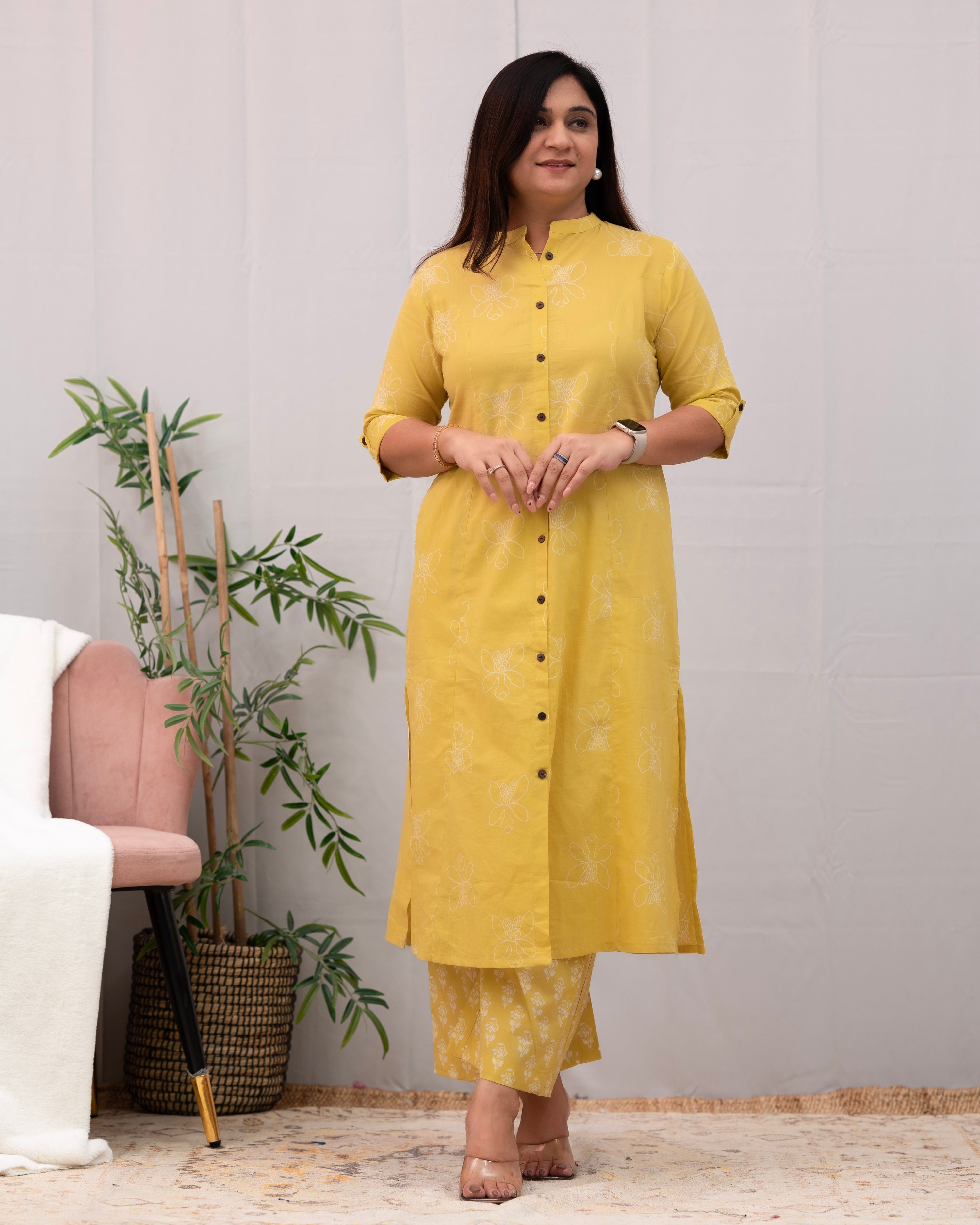 Naira A-line Cotton Coord set - The Jaipur Studio