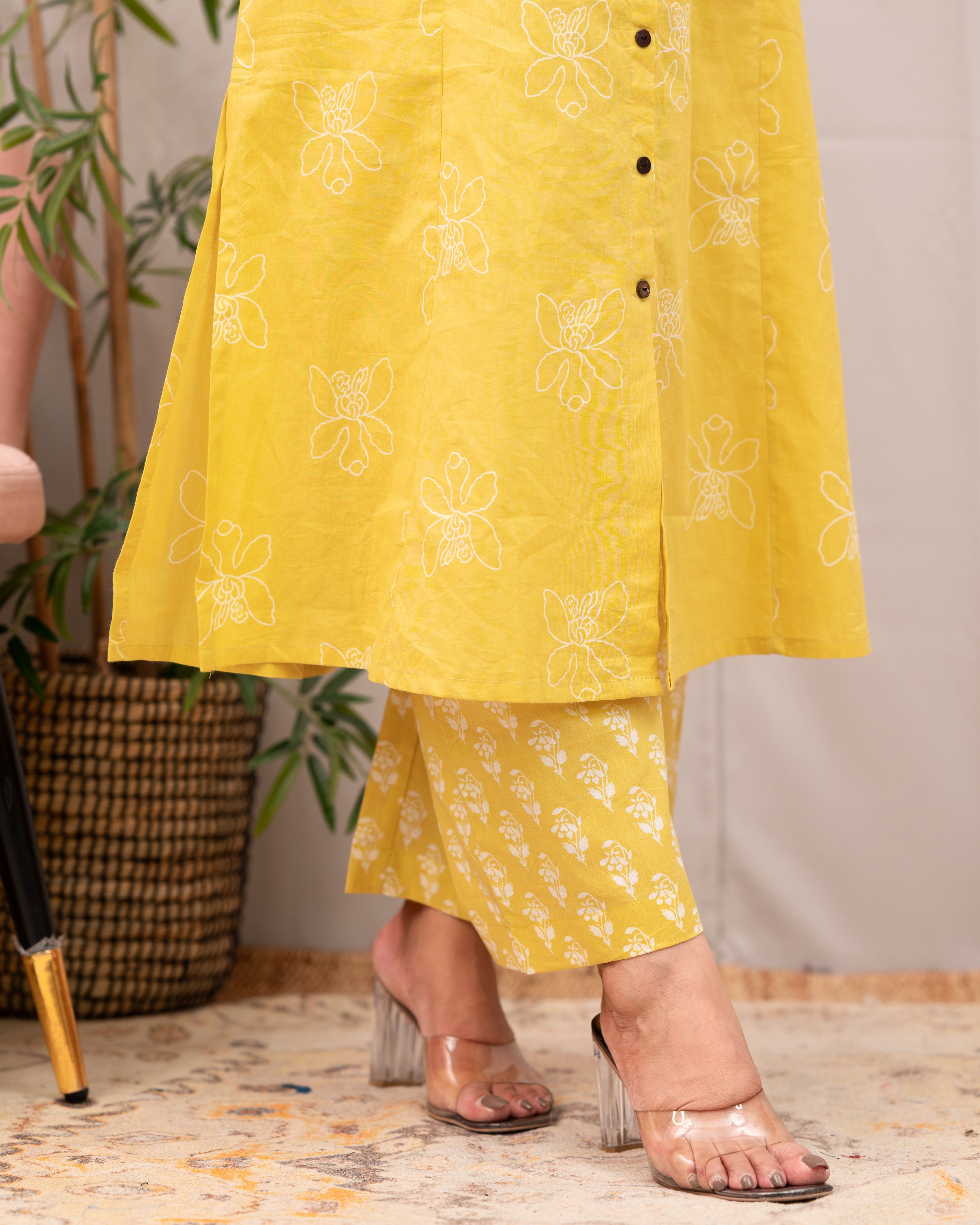 Naira A-line Cotton Coord set - The Jaipur Studio