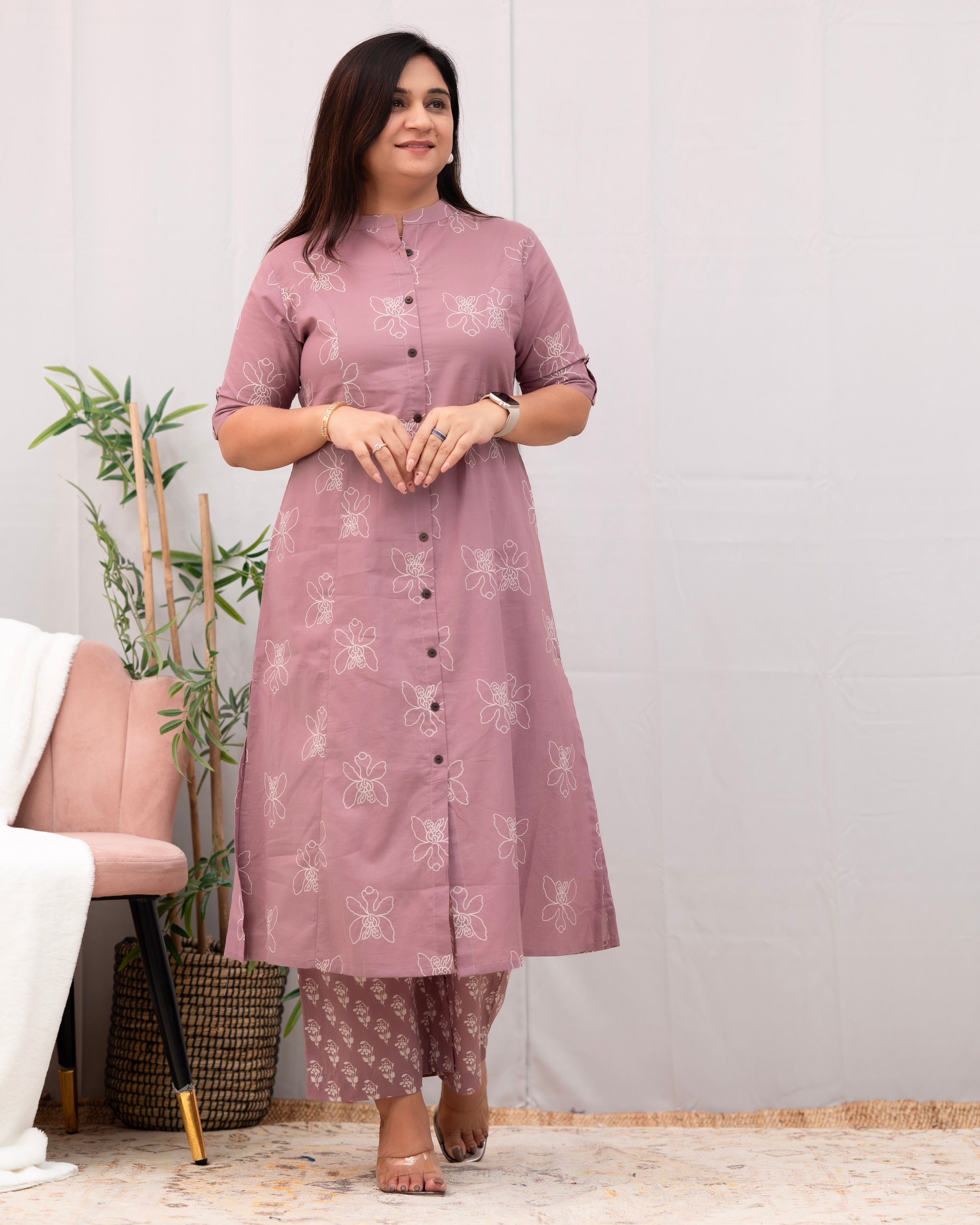 Naira A-line Cotton Coord set - The Jaipur Studio