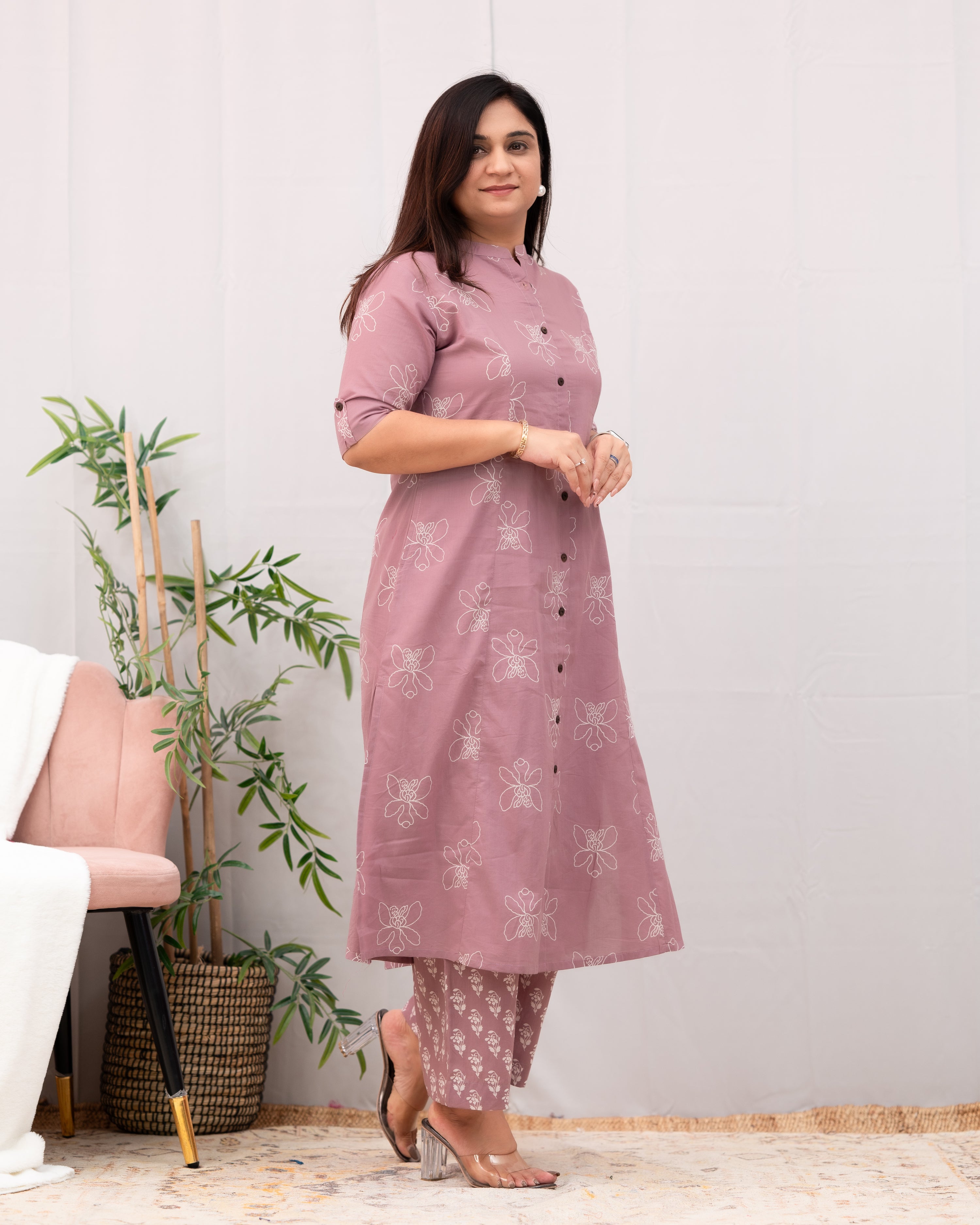 Naira A-line Cotton Coord set - The Jaipur Studio