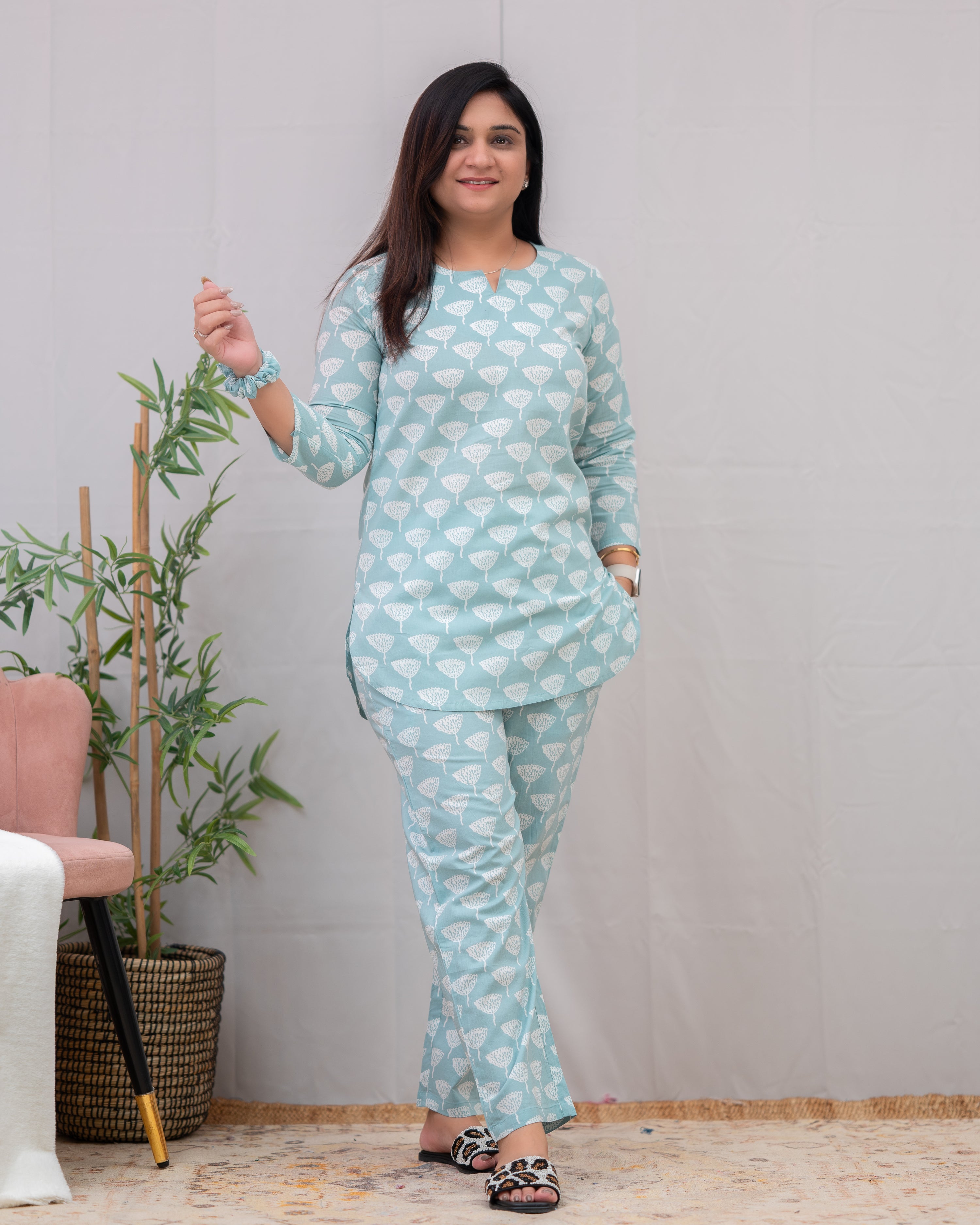 Rubal Printed Cotton Coord Set - The Jaipur Studio